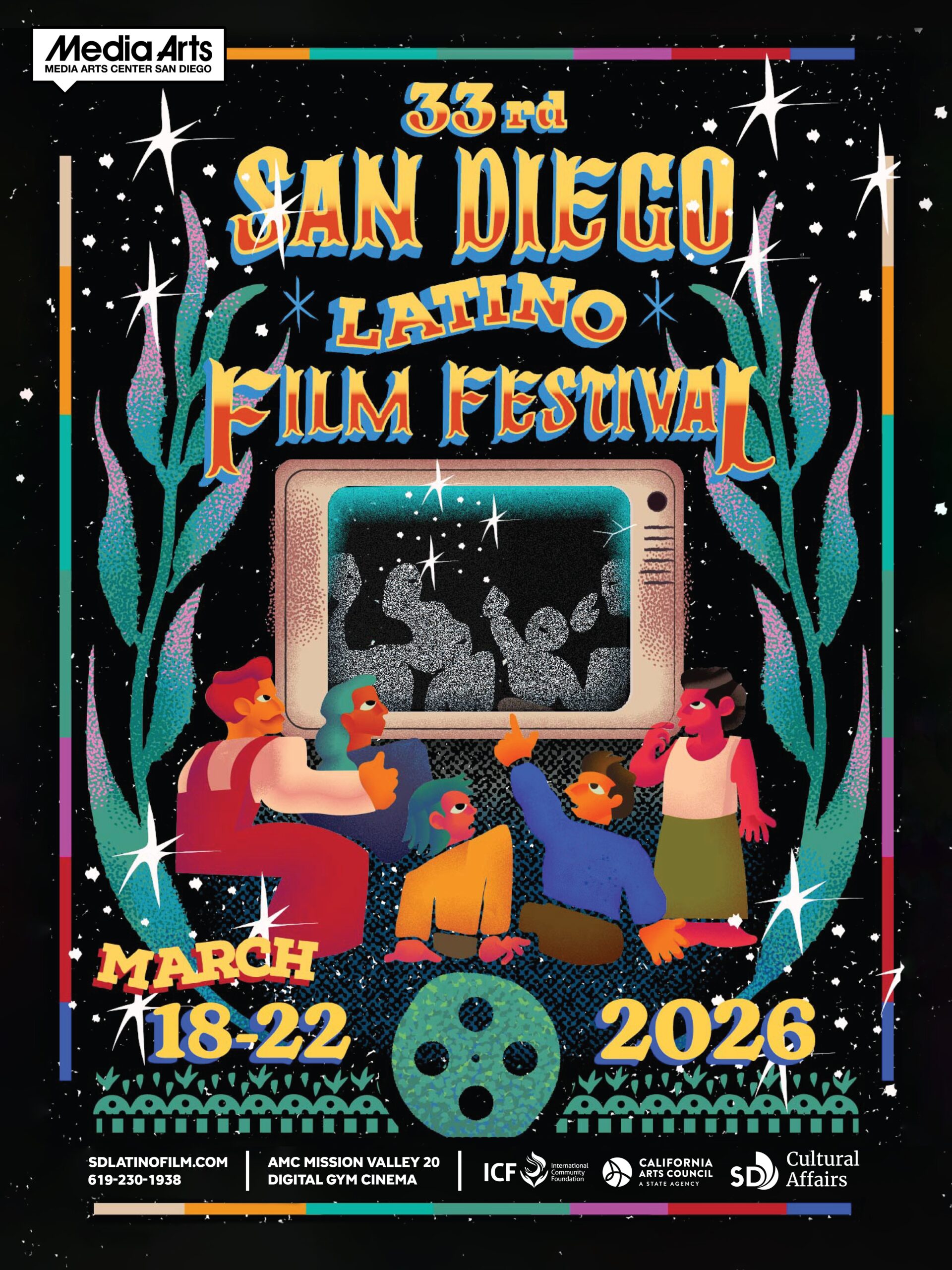 Poster for Chicano Shorts Program – 33rd Annual San Diego Latino Film Festival