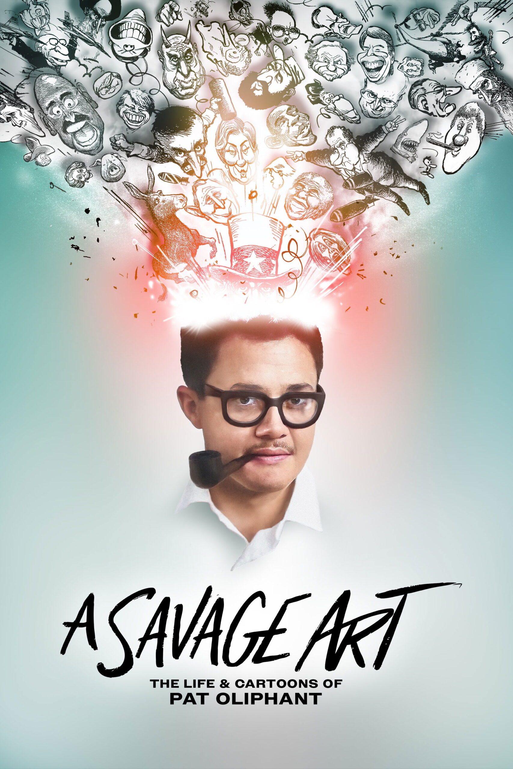 Poster for A Savage Art: The Life & Cartoons of Pat Oliphant