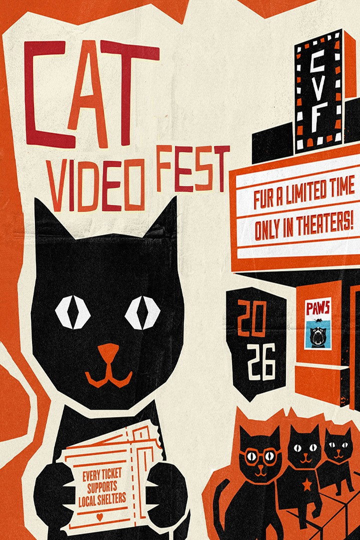 Poster for CatVideoFest 2026