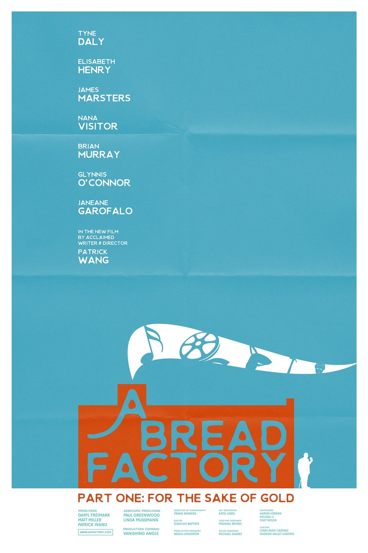 Poster for DGC Video: “Intimate Epics: The Films of Patrick Wang” – A Bread Factory, Part One: For the Sake of Gold