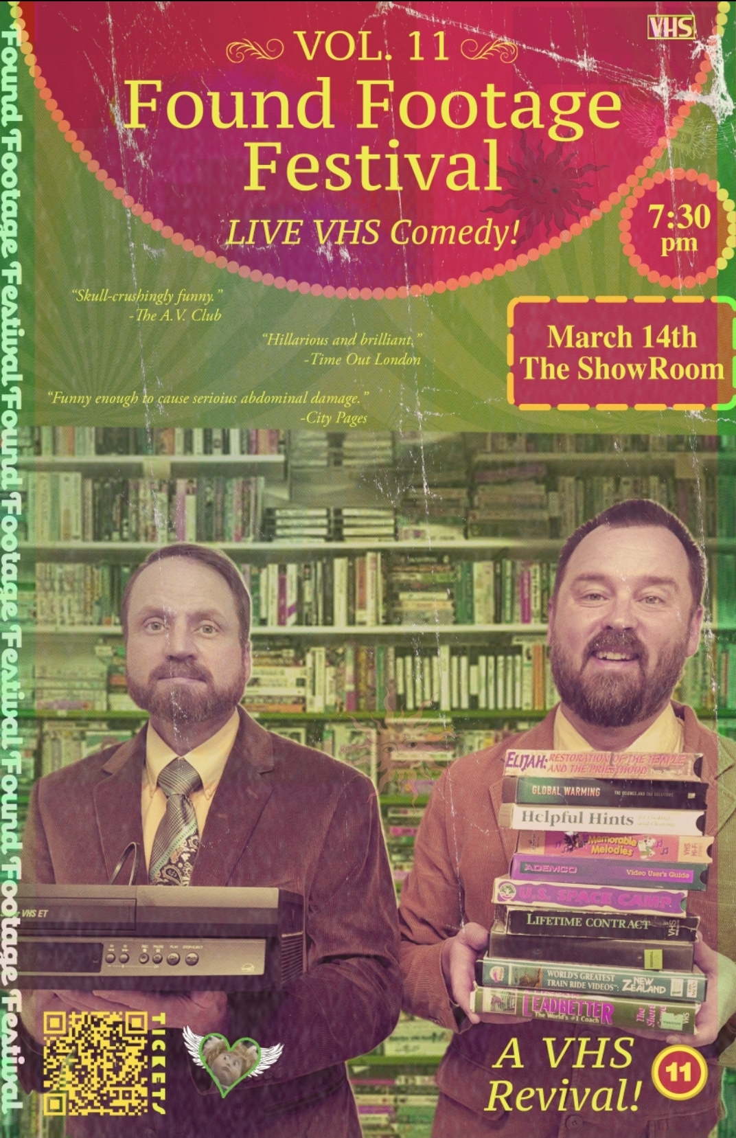 Poster for FOUND FOOTAGE FESTIVAL VOL. 11