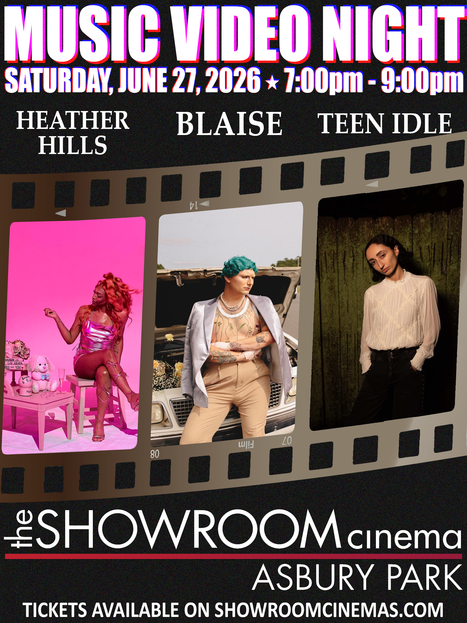 Poster for Music Video Night