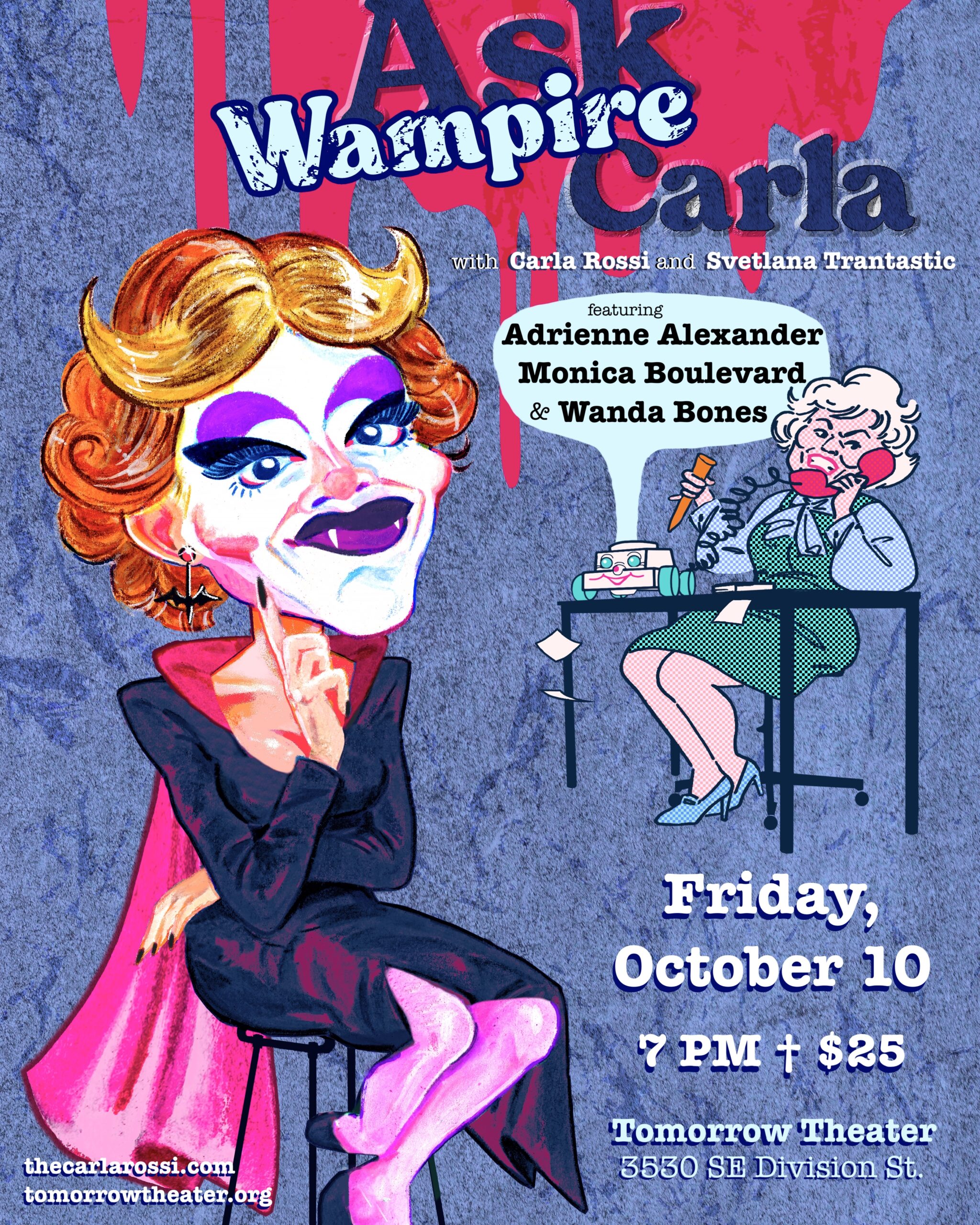 Poster for Ask Wampire Carla