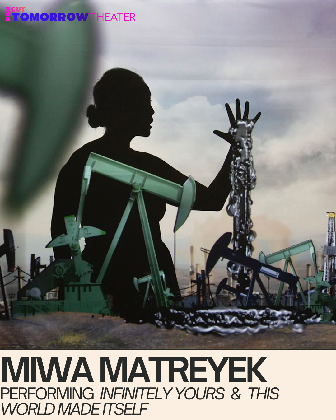 Poster for Infinitely Yours & This World Made Itself by Miwa Matreyek // 7 p.m. PLUS PLUS FEST