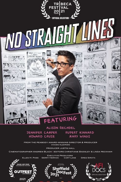 Poster for No Straight Lines: The Rise of Queer Comics w/ Rupert Kinnard x NWMOCA