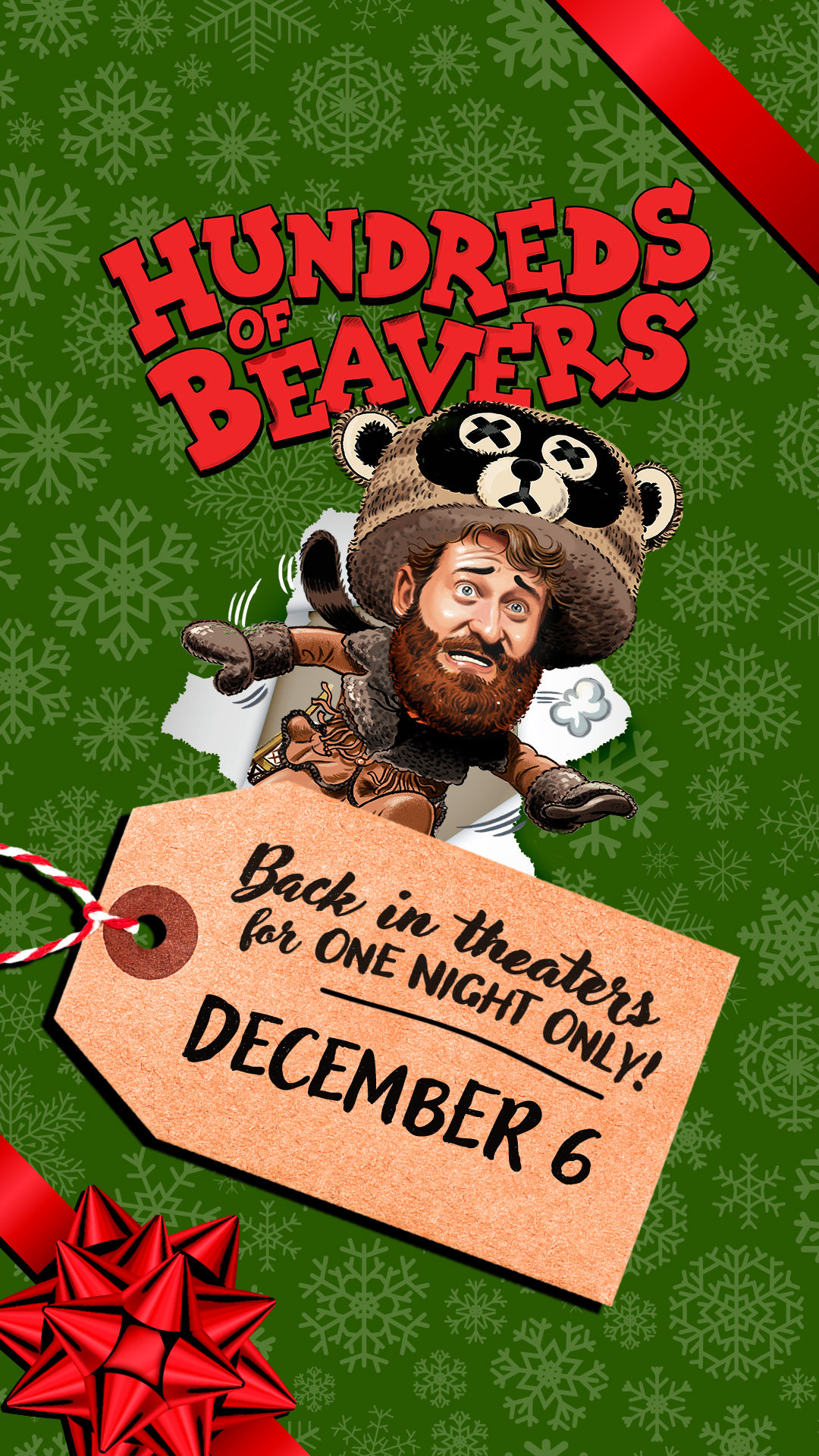 Poster for Hundreds of Beavers: A Northwood Christmas
