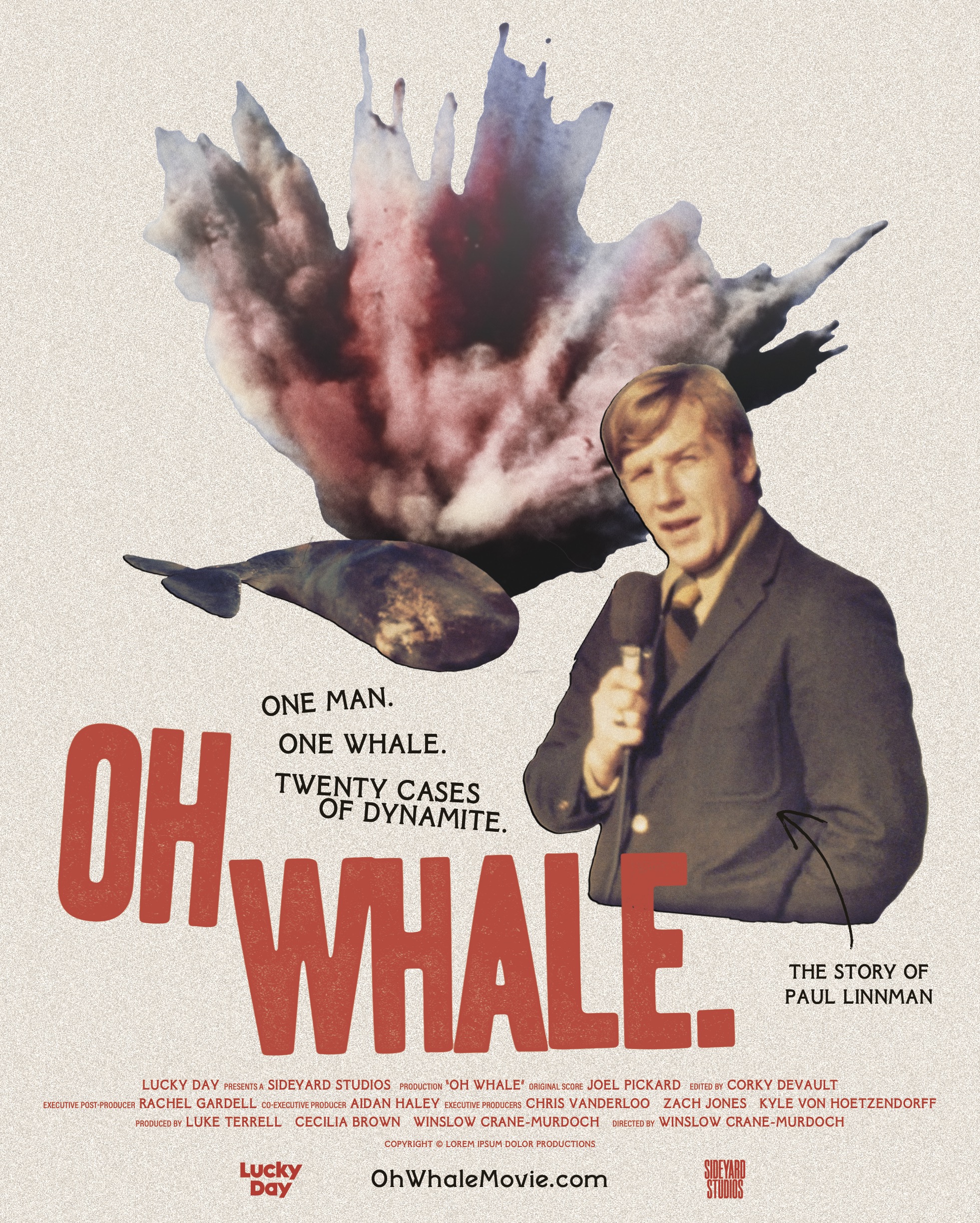 Poster for Oh Whale Documentary w/ Filmmaker Panel