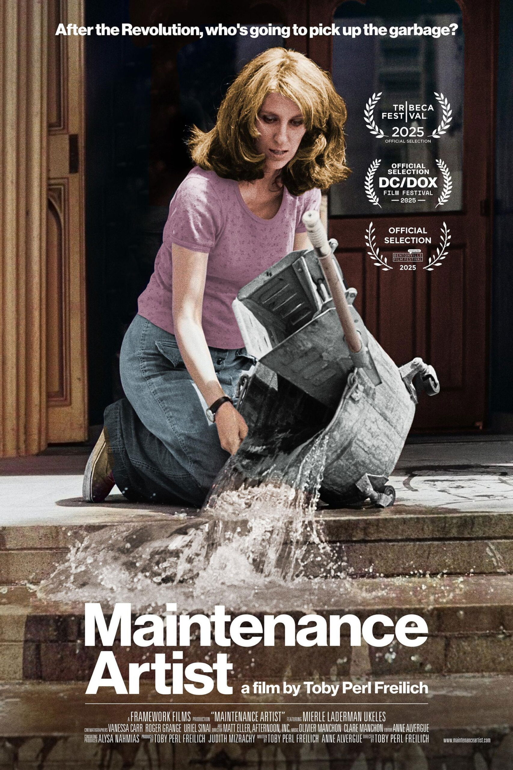 Poster for Maintenance Artist // Portland Jewish Film Festival