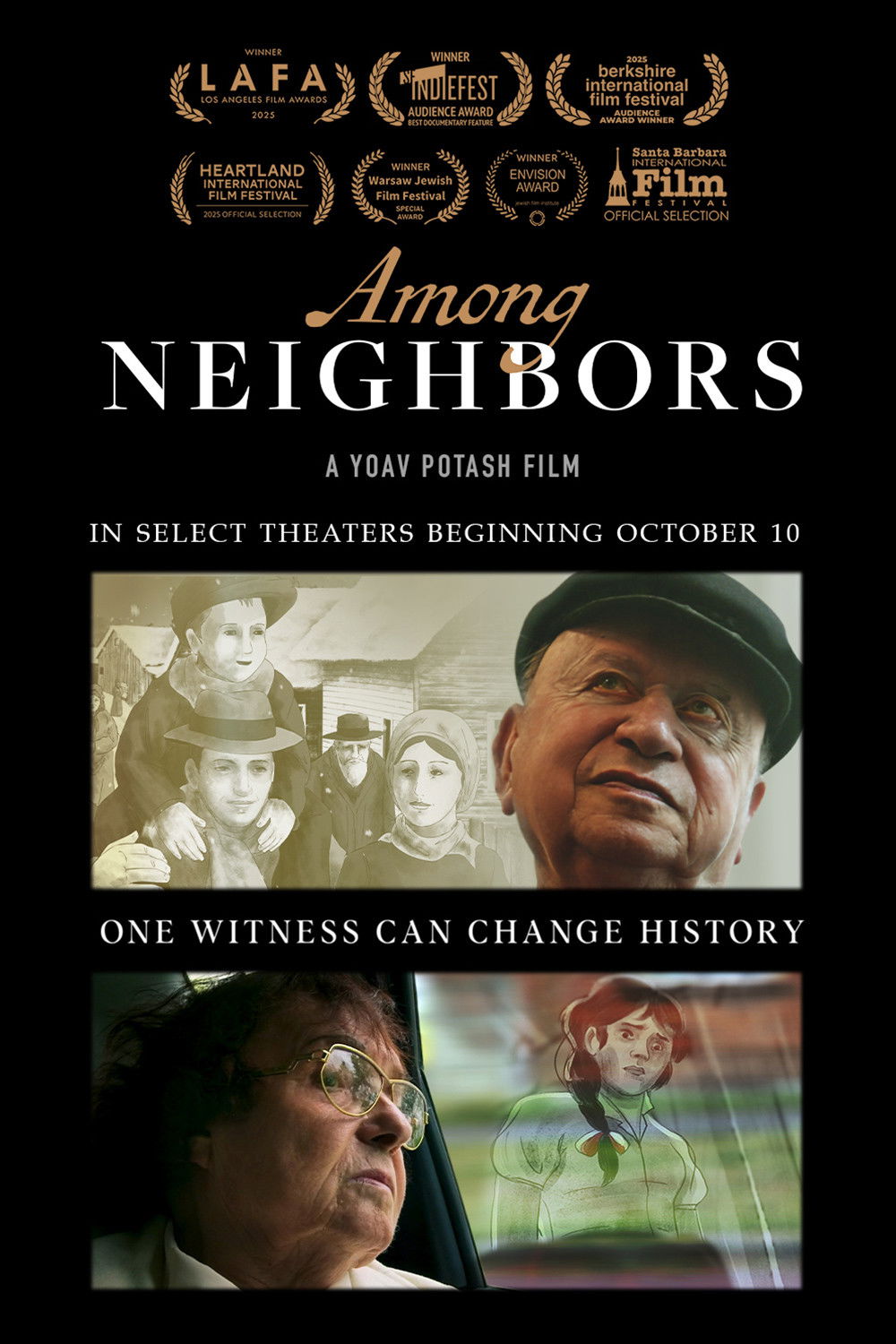 Poster for Among Neighbors // Portland Jewish Film Festival
