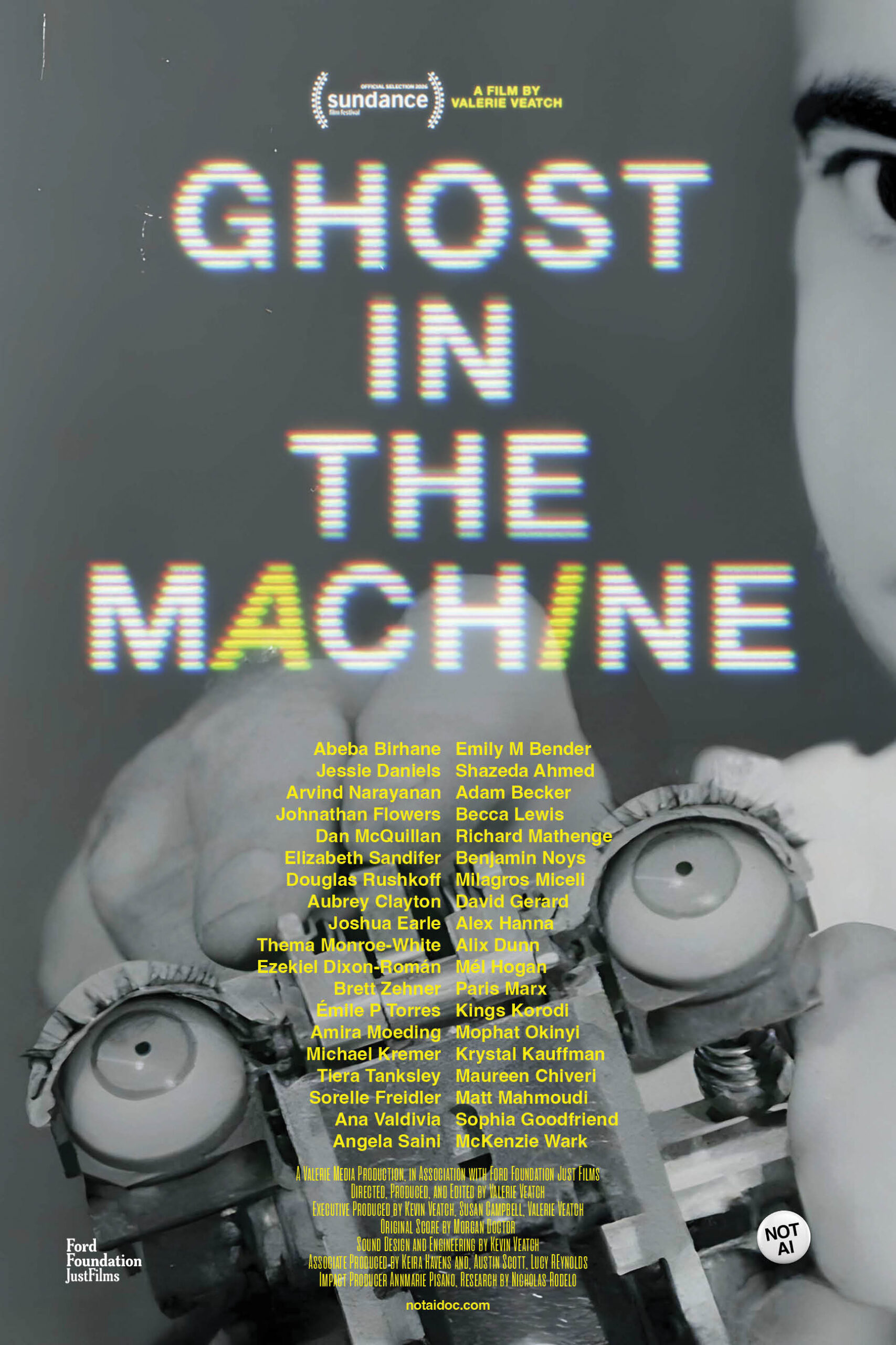 Poster for Ghost in the Machine: Protecting Human Creativity in the Age of AI 