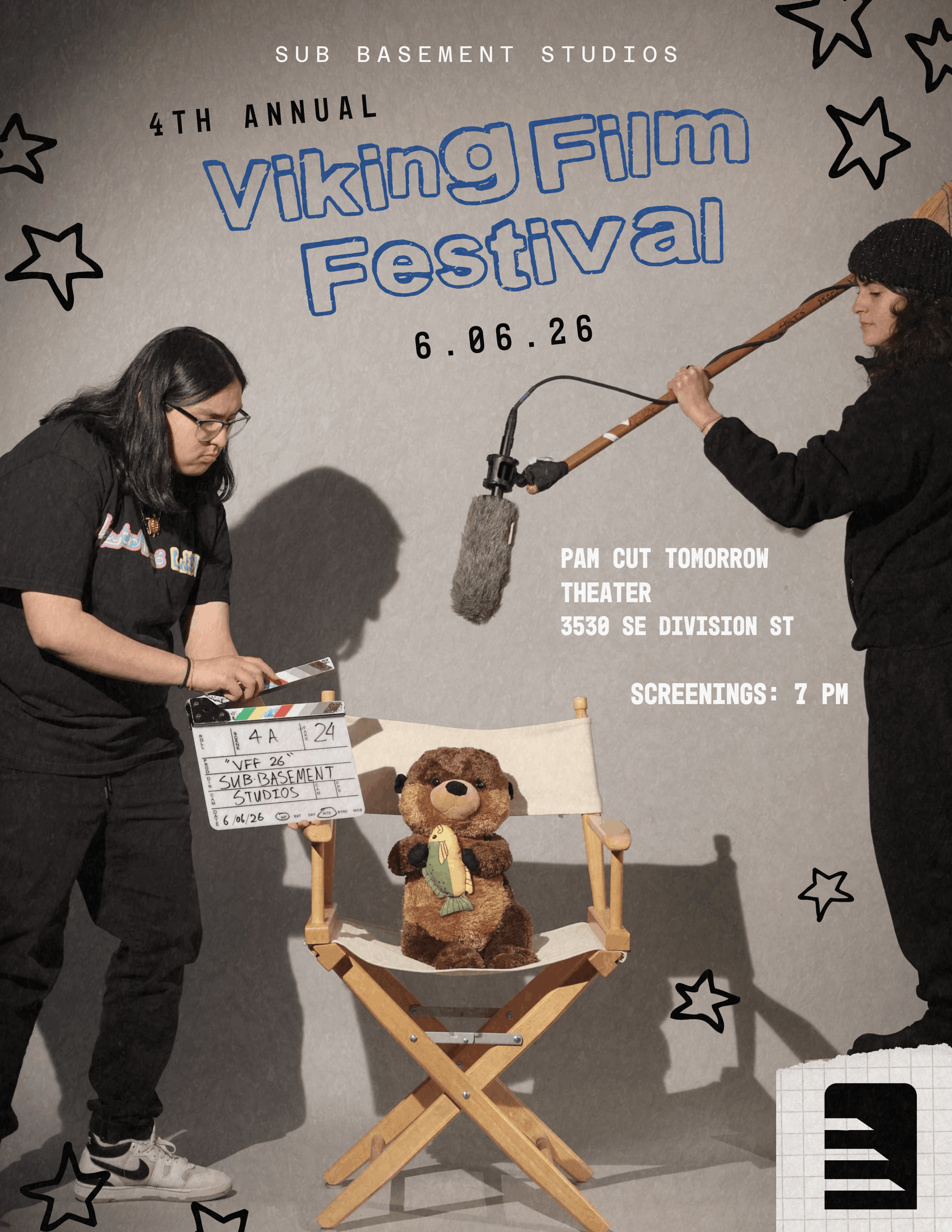 Poster for Viking Film Festival // Sub-Basement Studios