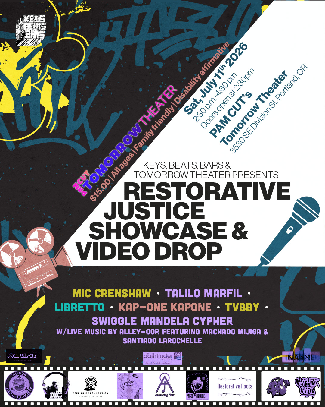 Restorative Justice Showcase & Voices From the Inside: A Youth Music Video Premiere poster