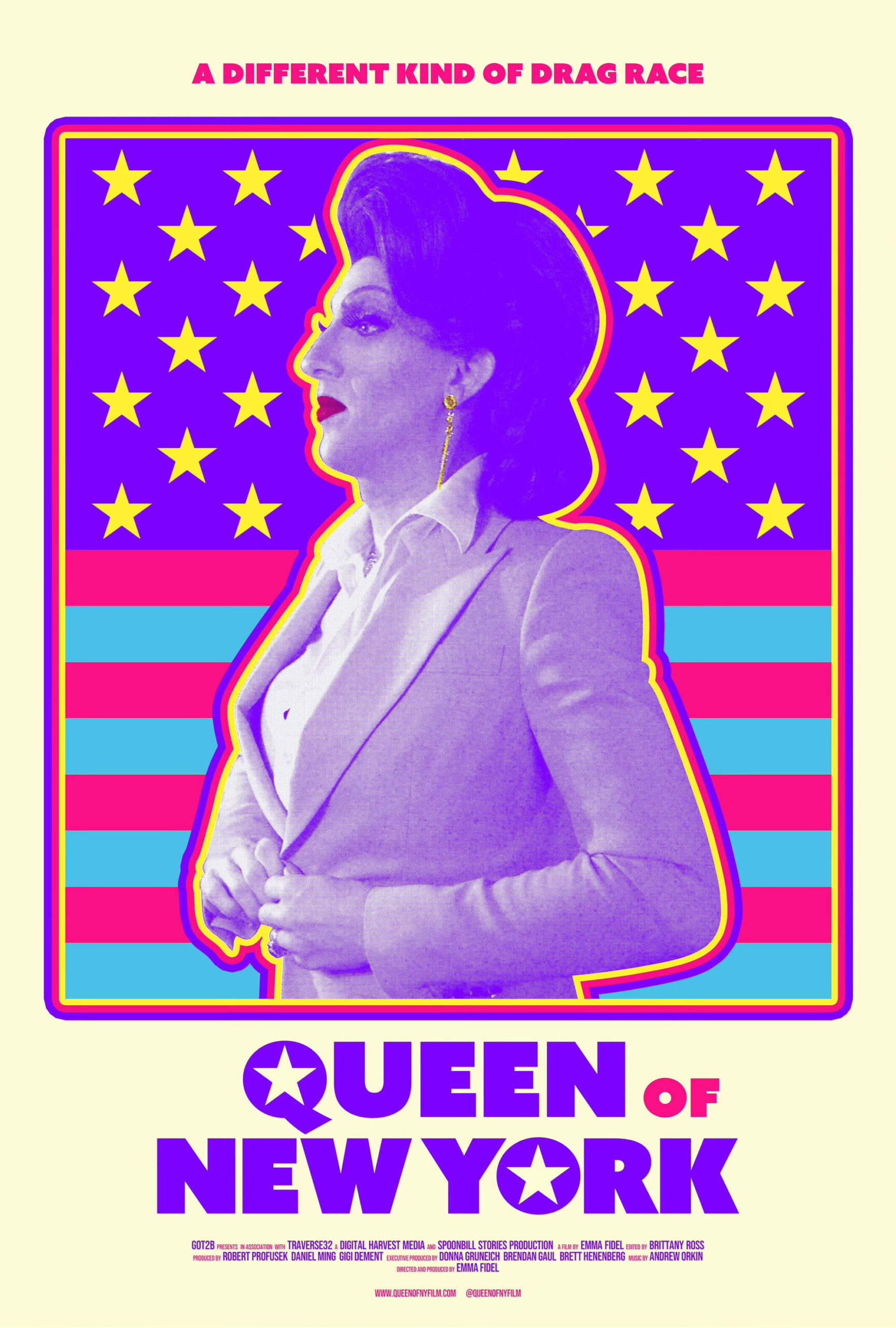 Poster for A Queer Guide to Saving Democracy: Book Release + Queen of New York w/ Marti Cummings