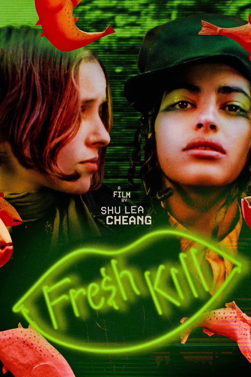 Poster for Shu Lea Cheang Shorts & Fresh Kill x Lesbian Cinema Club