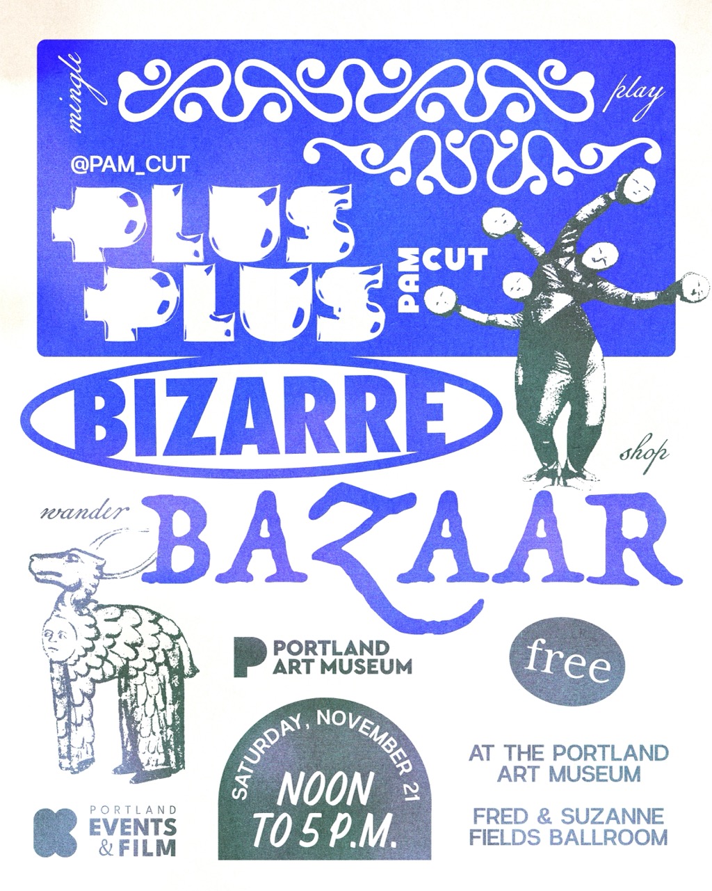 Poster for PLUS PLUS BIZARRE BAZAAR