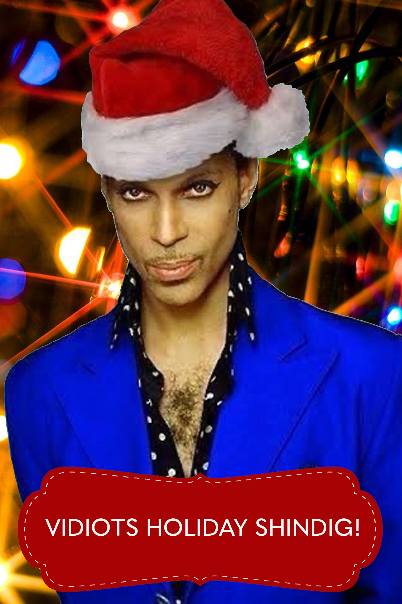 Poster for Vidiots Holiday Shindig!