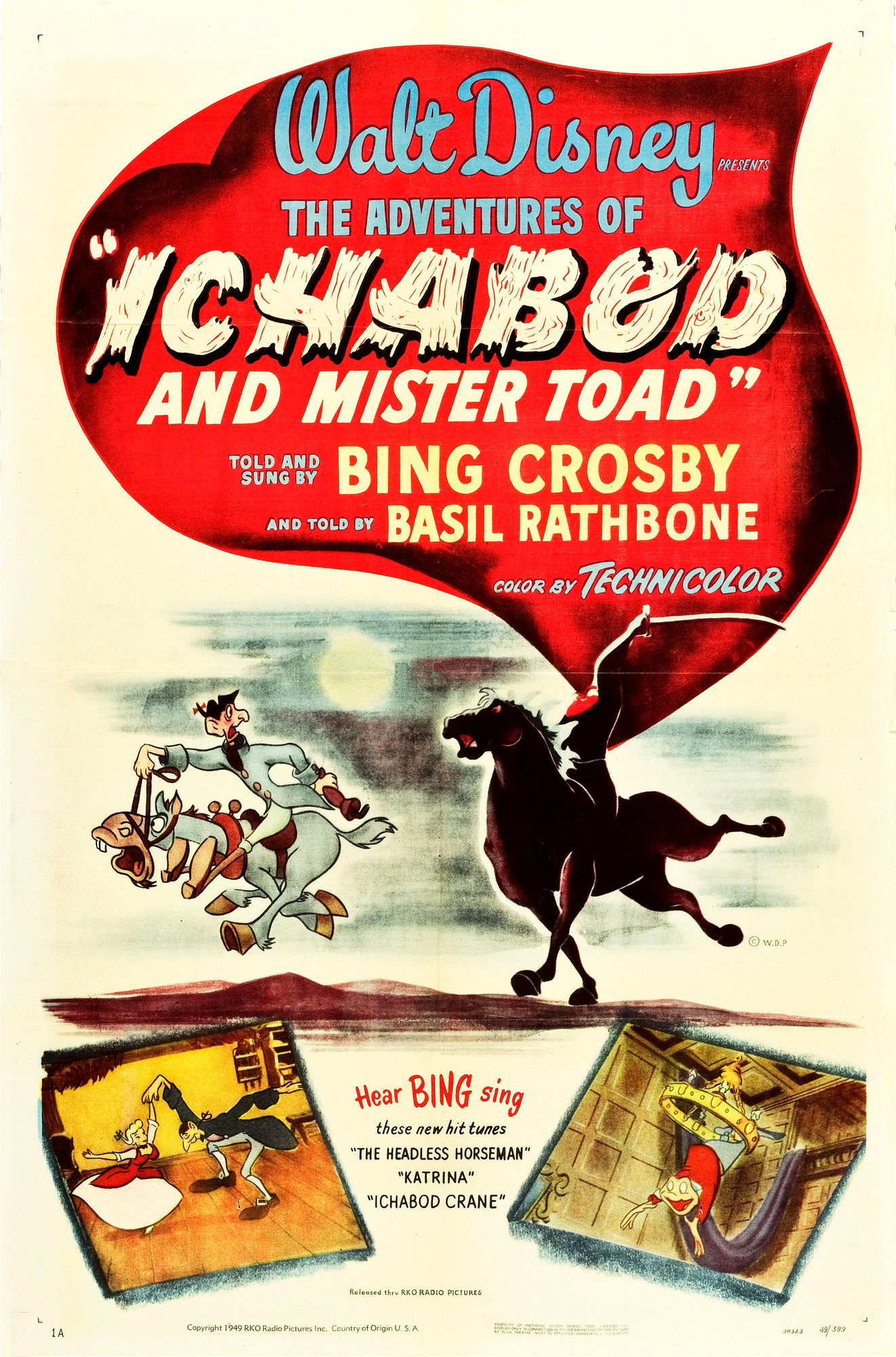 Poster for The Adventures of Ichabod and Mr. Toad