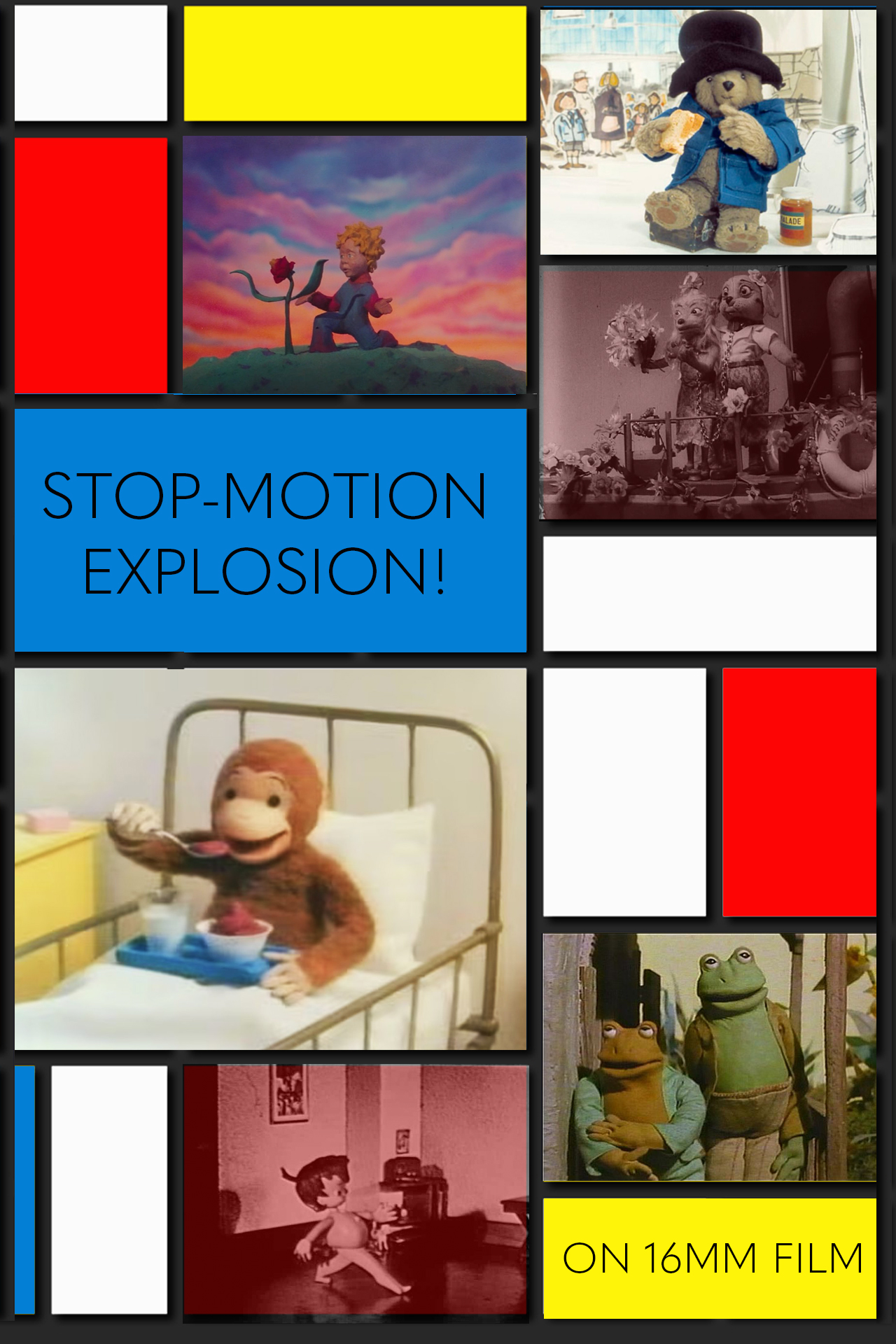 Poster for Stop Motion Explosion! on 16mm