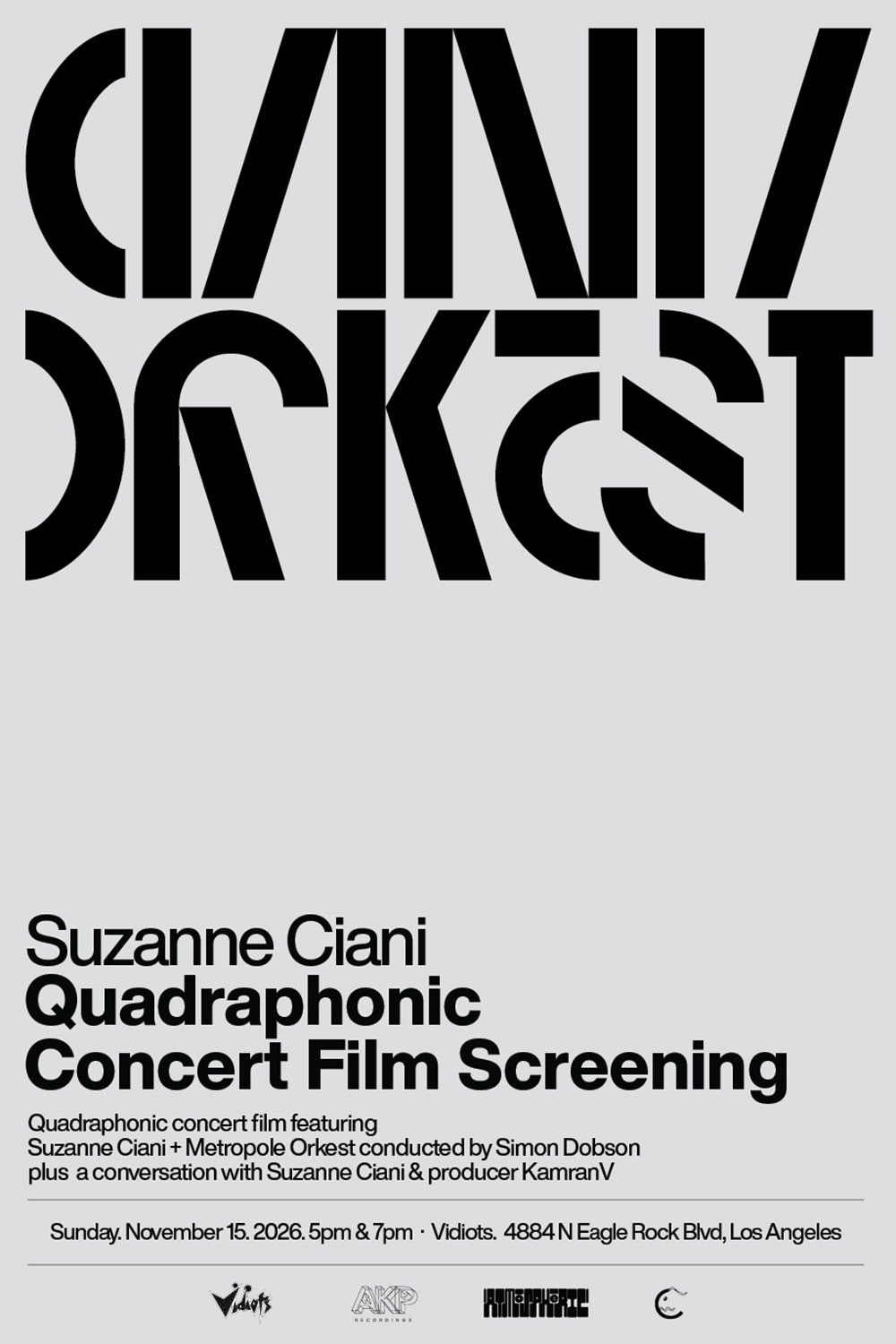 Poster for CIANI/ORKEST