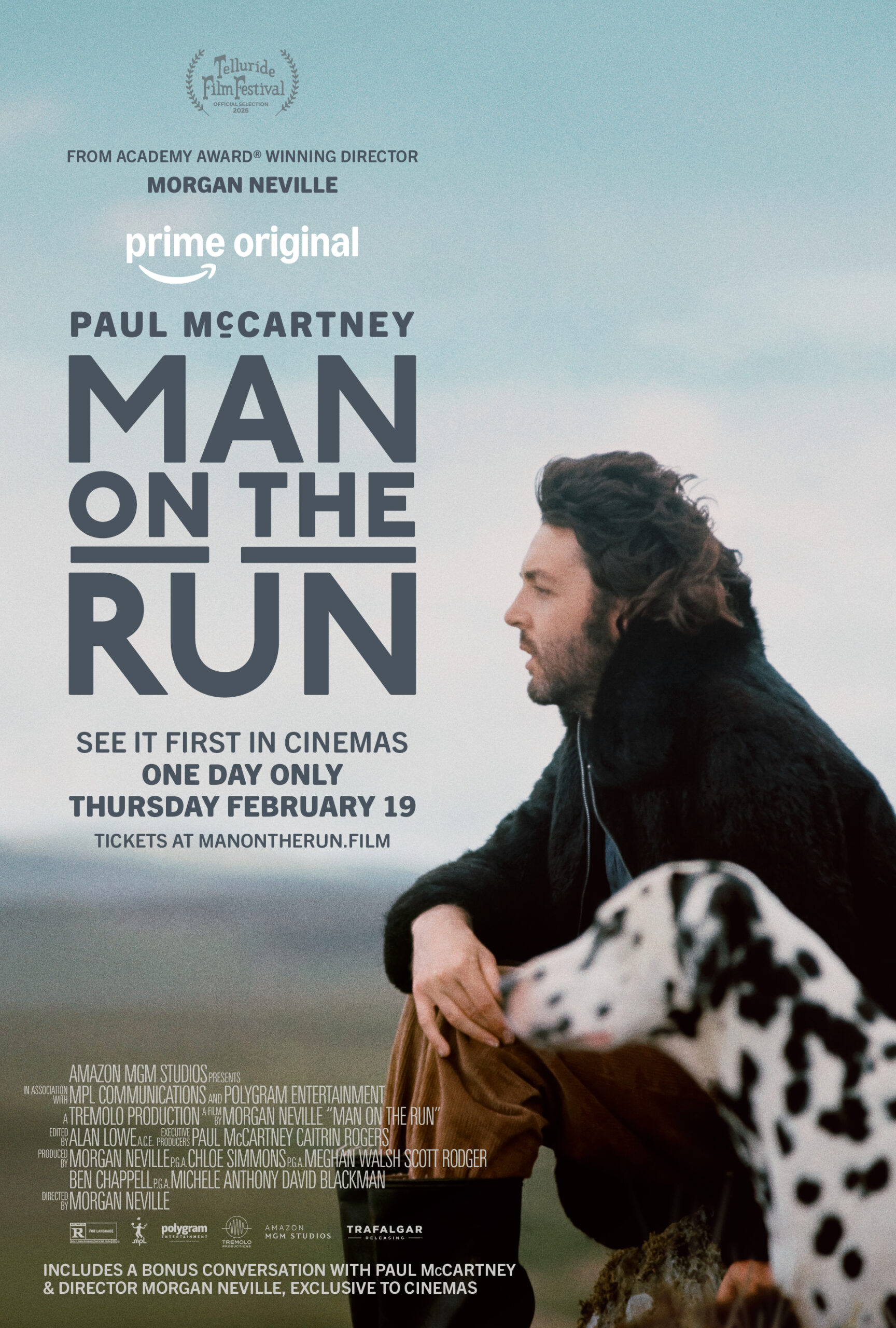 Poster for Paul McCartney: Man on the Run