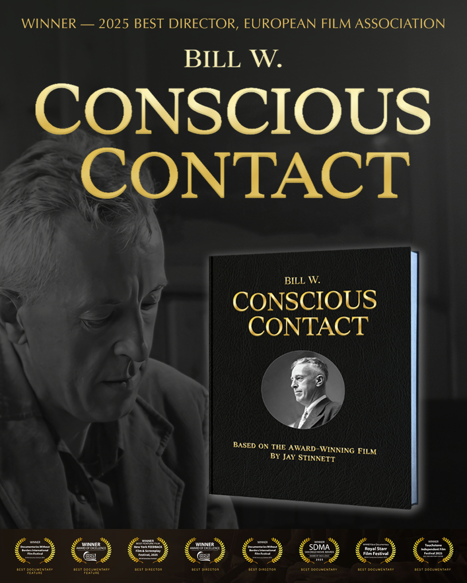 Poster for Bill W. Conscious Contact – Movie & Meditation