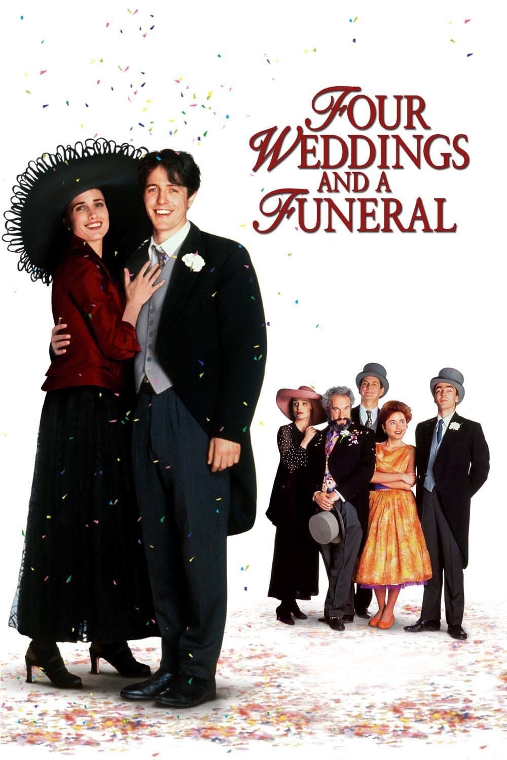 Poster for Four Weddings and a Funeral