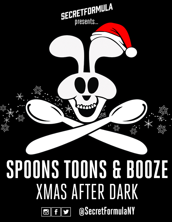 Poster for Spoons Toons & Booze XMAS After Dark