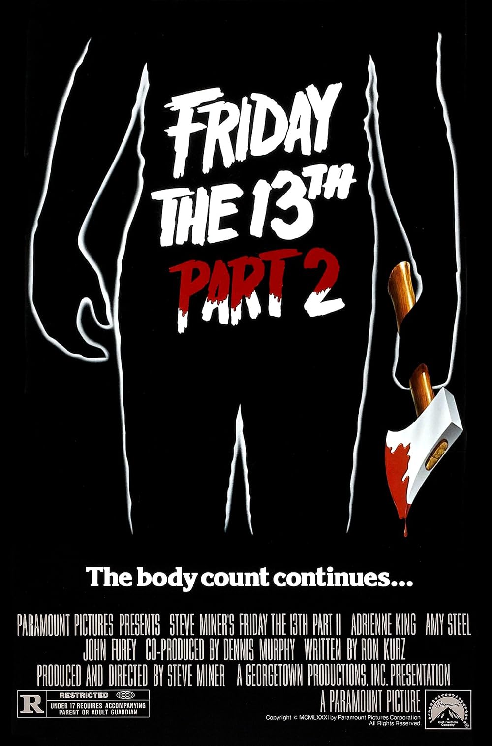 Poster for Friday the 13th Part 2