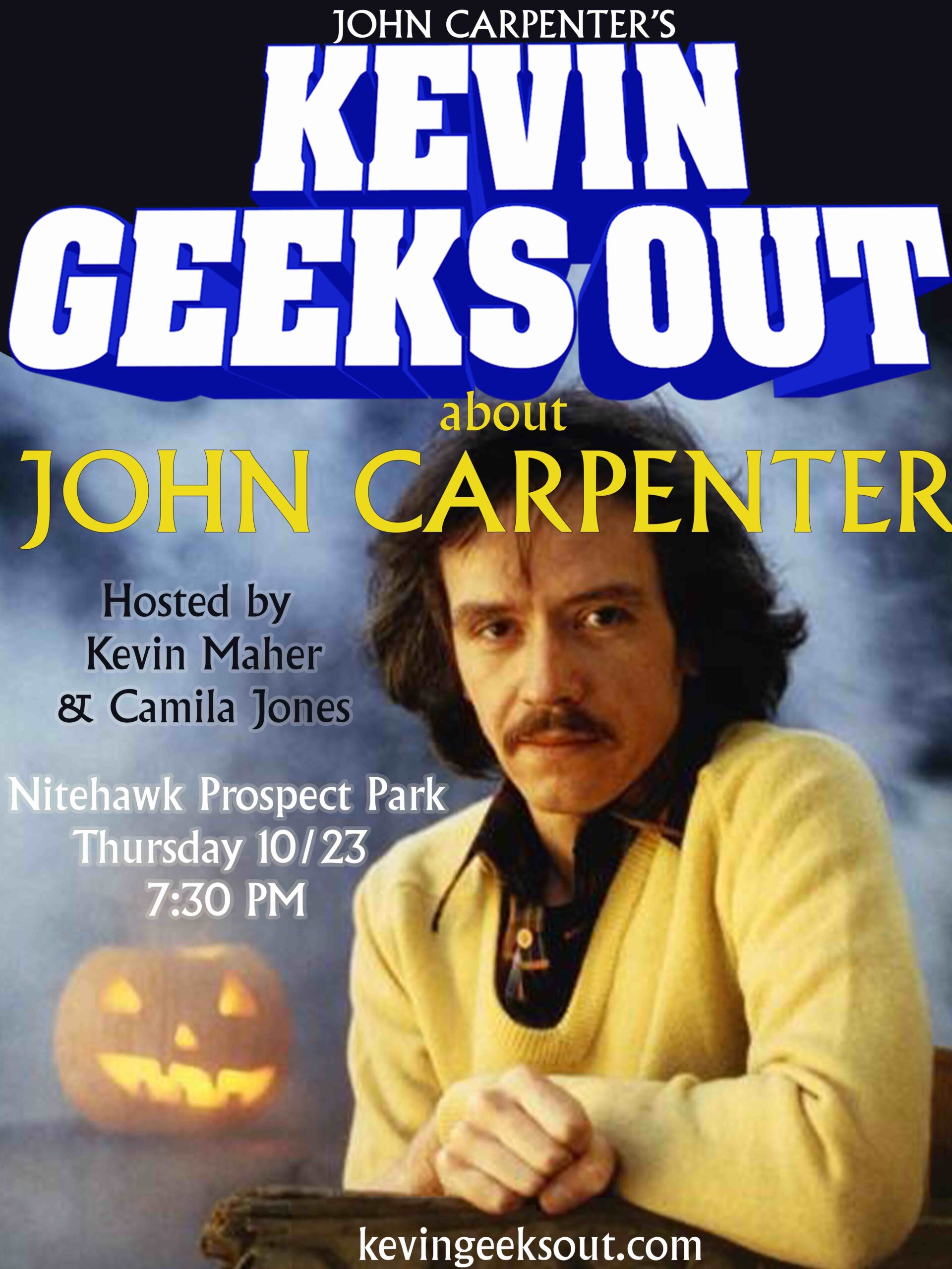 Poster for Kevin Geeks Out About John Carpenter