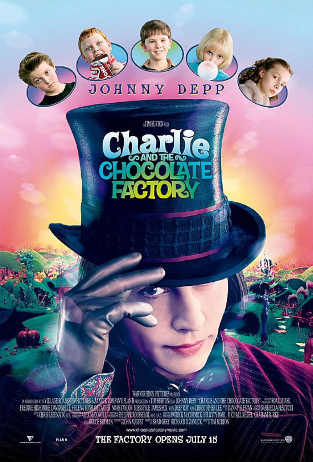 Poster for Charlie and the Chocolate Factory