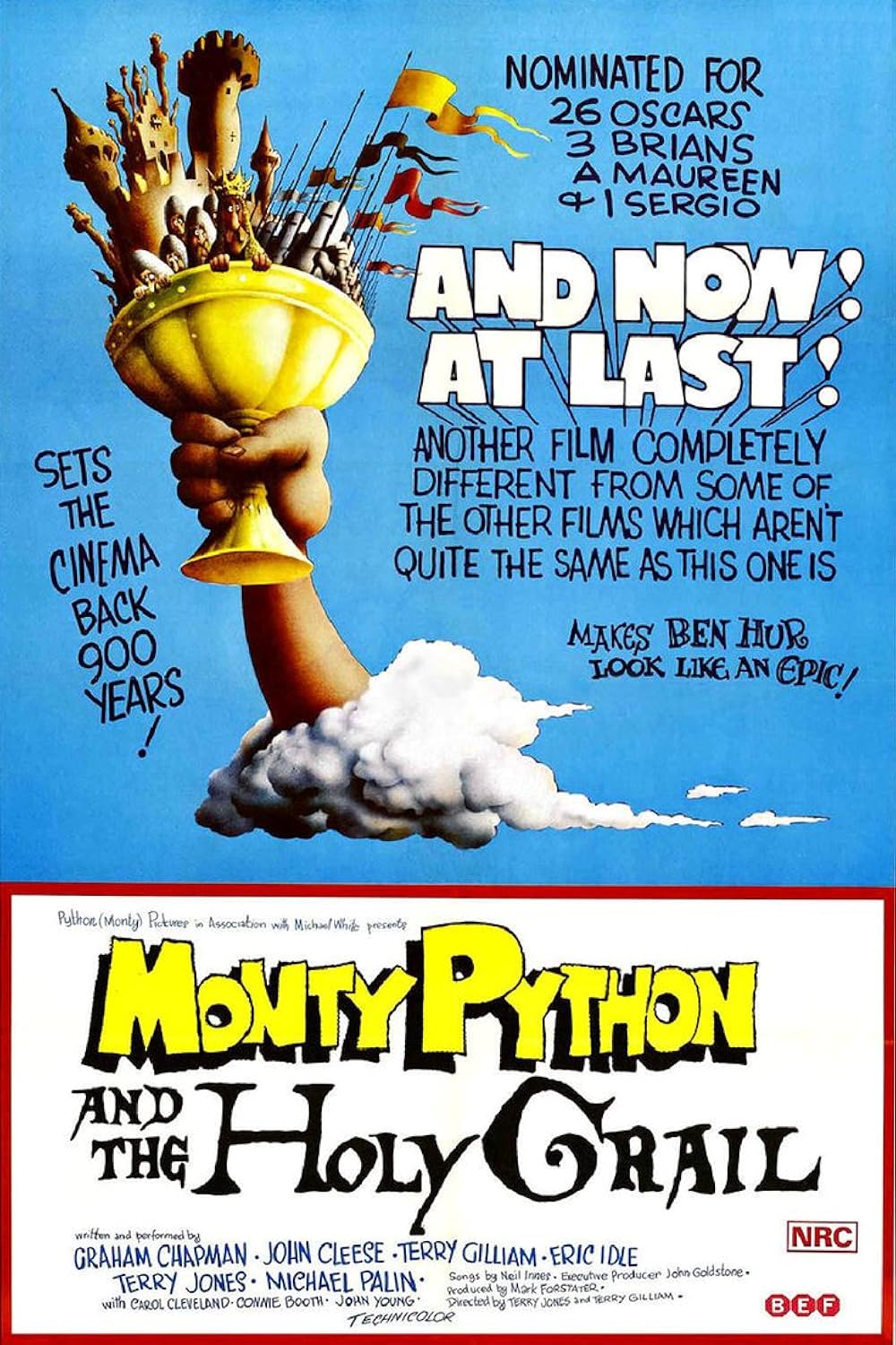 Poster for Monty Python and the Holy Grail