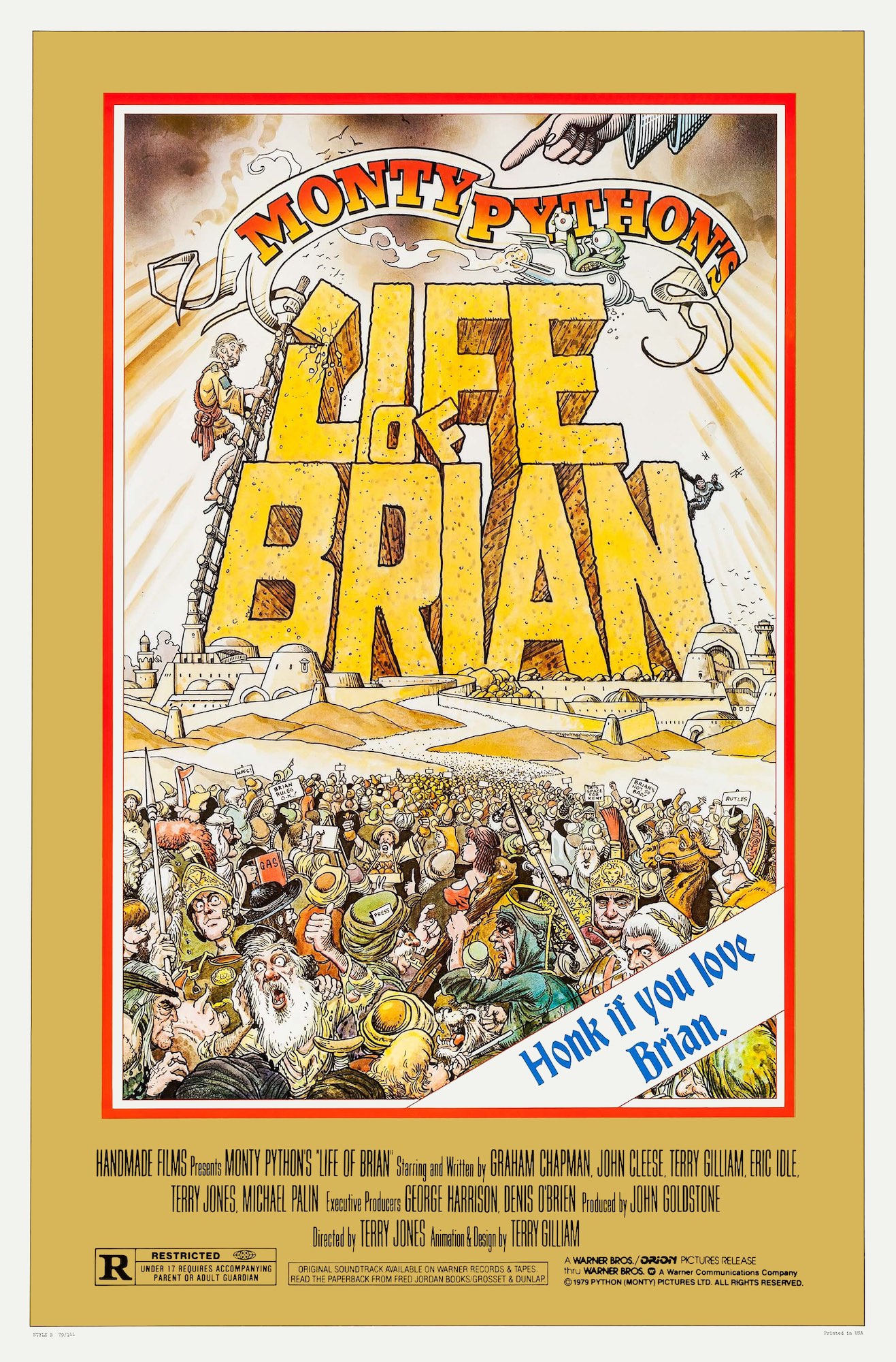 Poster for Monty Python’s Life of Brian