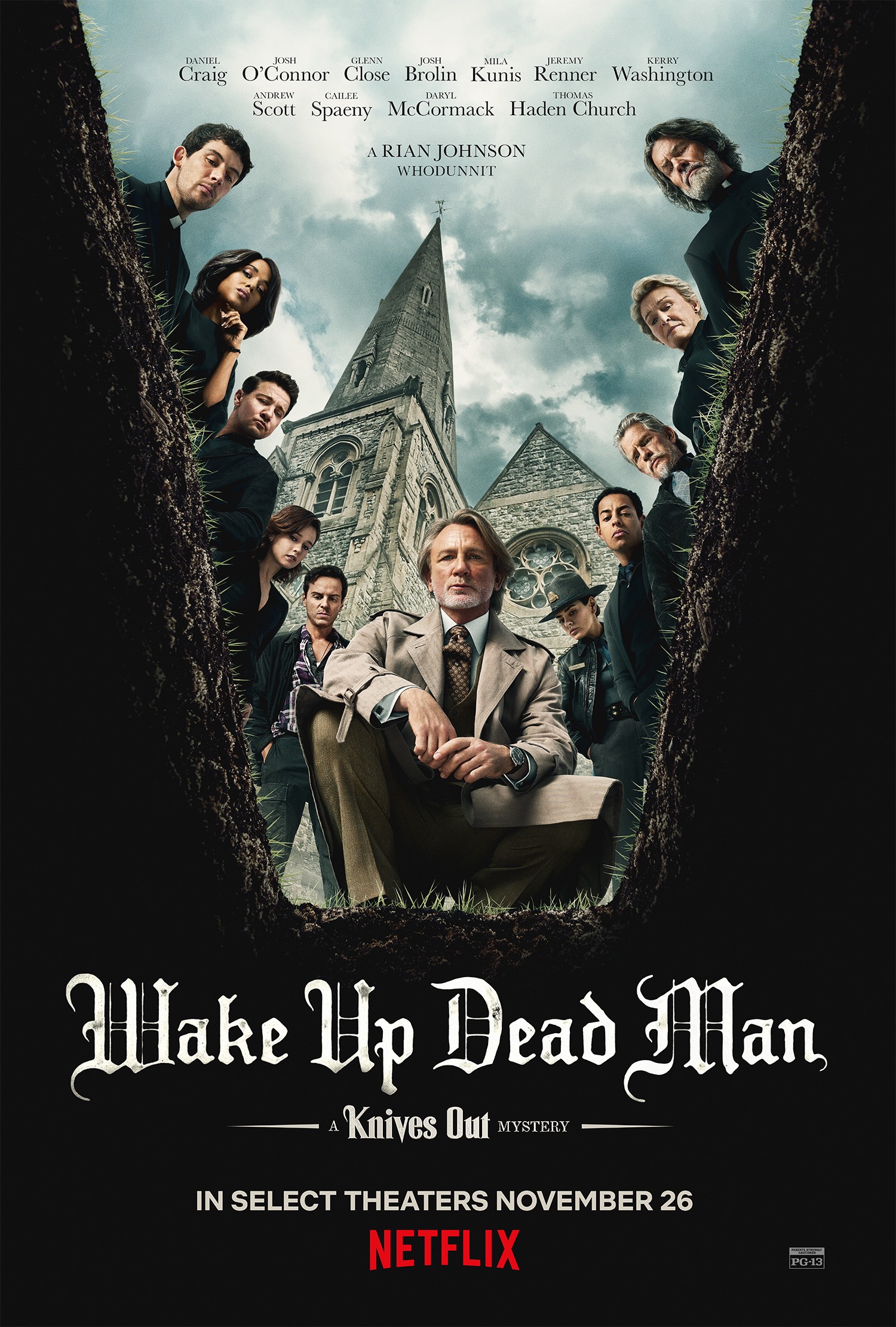 Poster for Wake Up Dead Man: A Knives Out Mystery