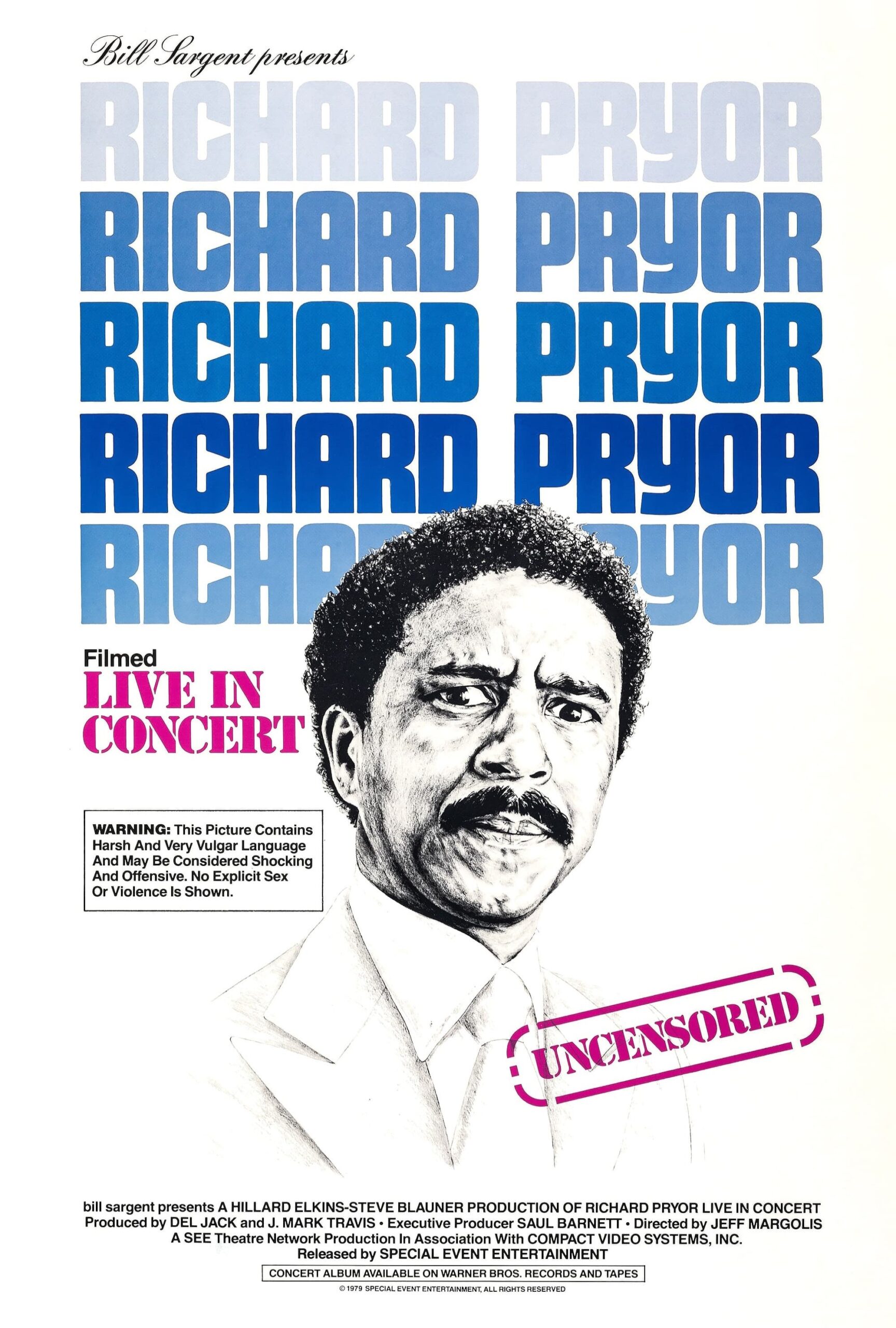 Poster for Richard Pryor: Live in Concert