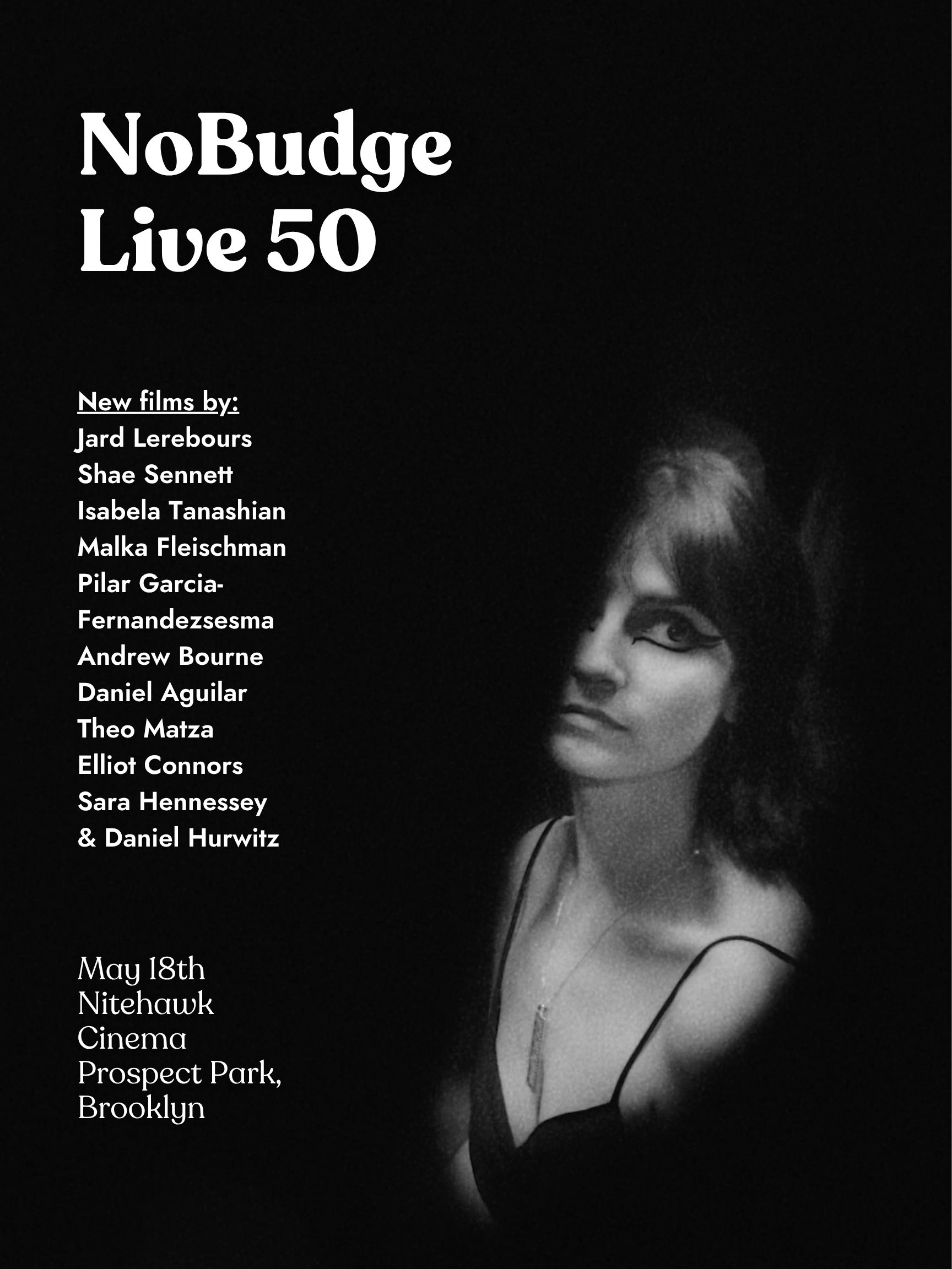 Poster for NoBudge Live #50