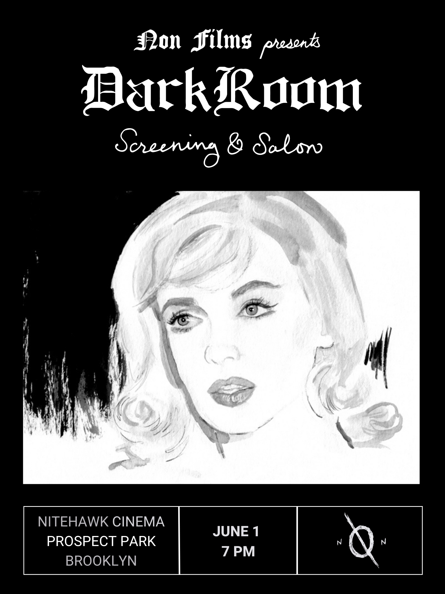 Poster for DarkRoom Screening & Salon