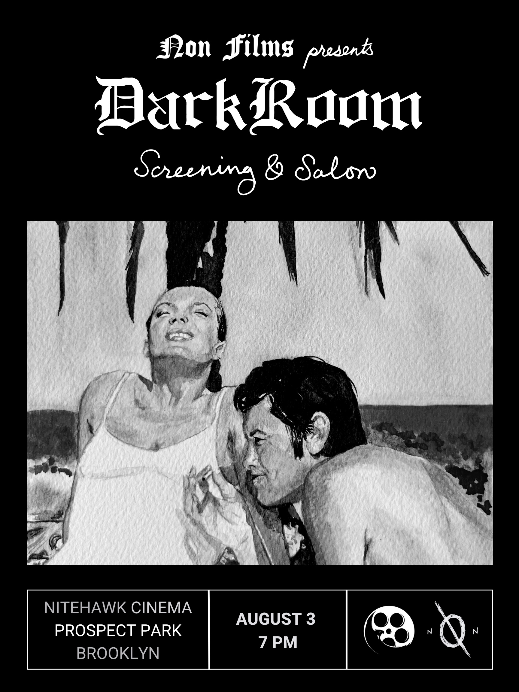Poster for DarkRoom Screening & Salon