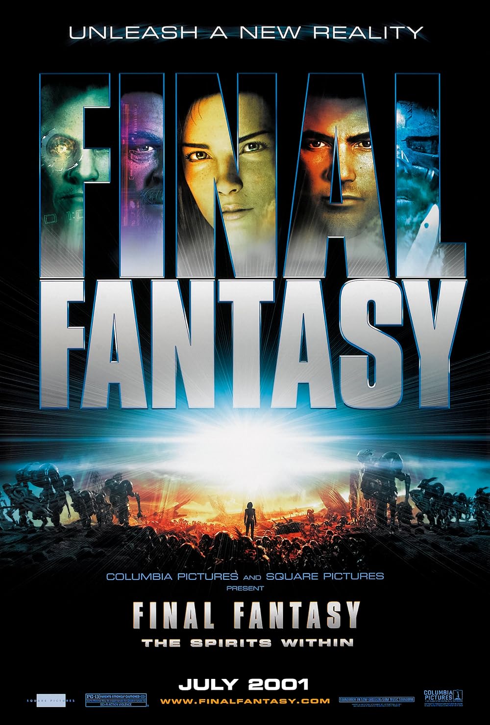 Poster for Final Fantasy: The Spirits Within