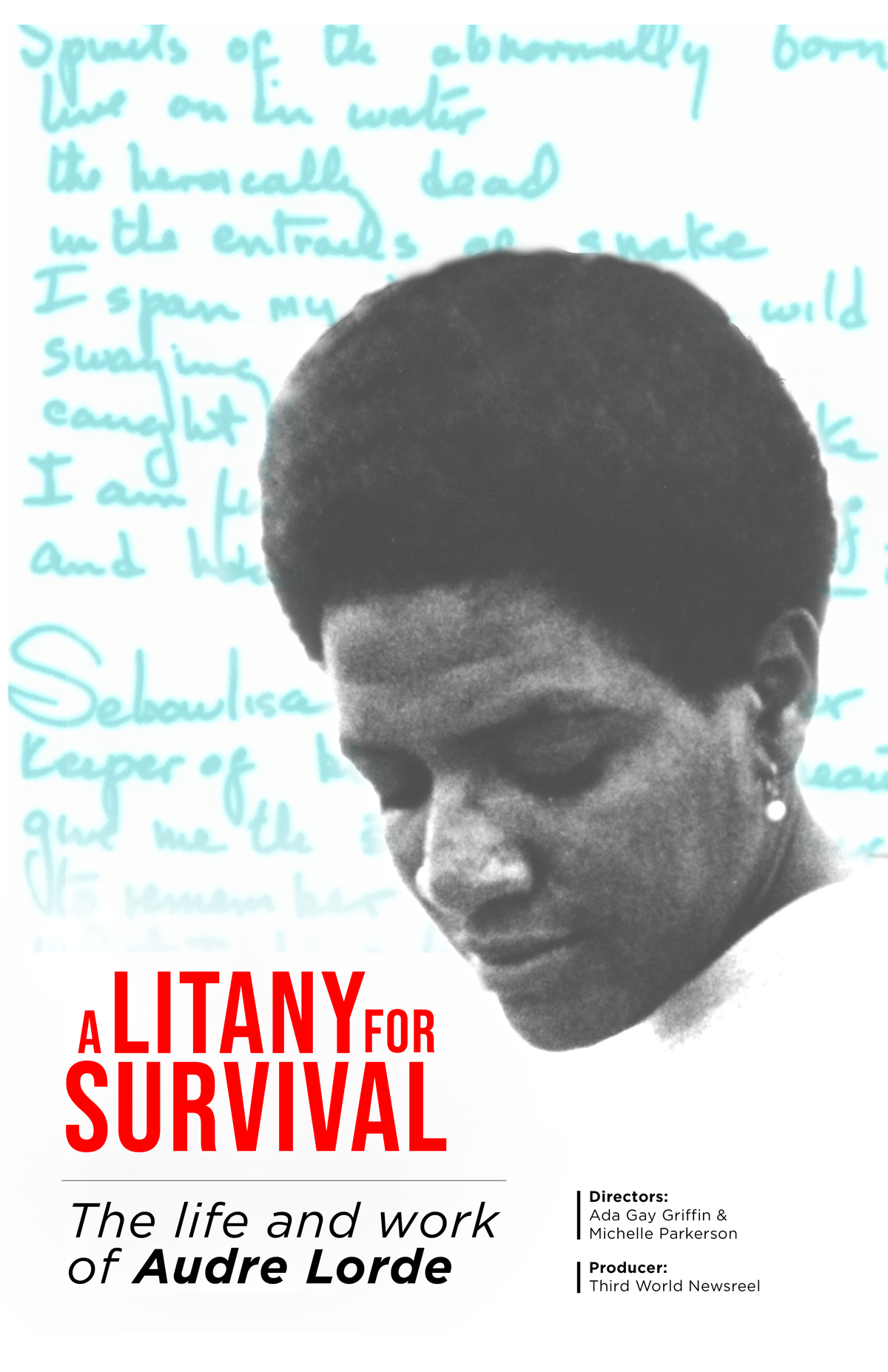 Poster for A Litany for Survival: The Life and Work of Audre Lorde