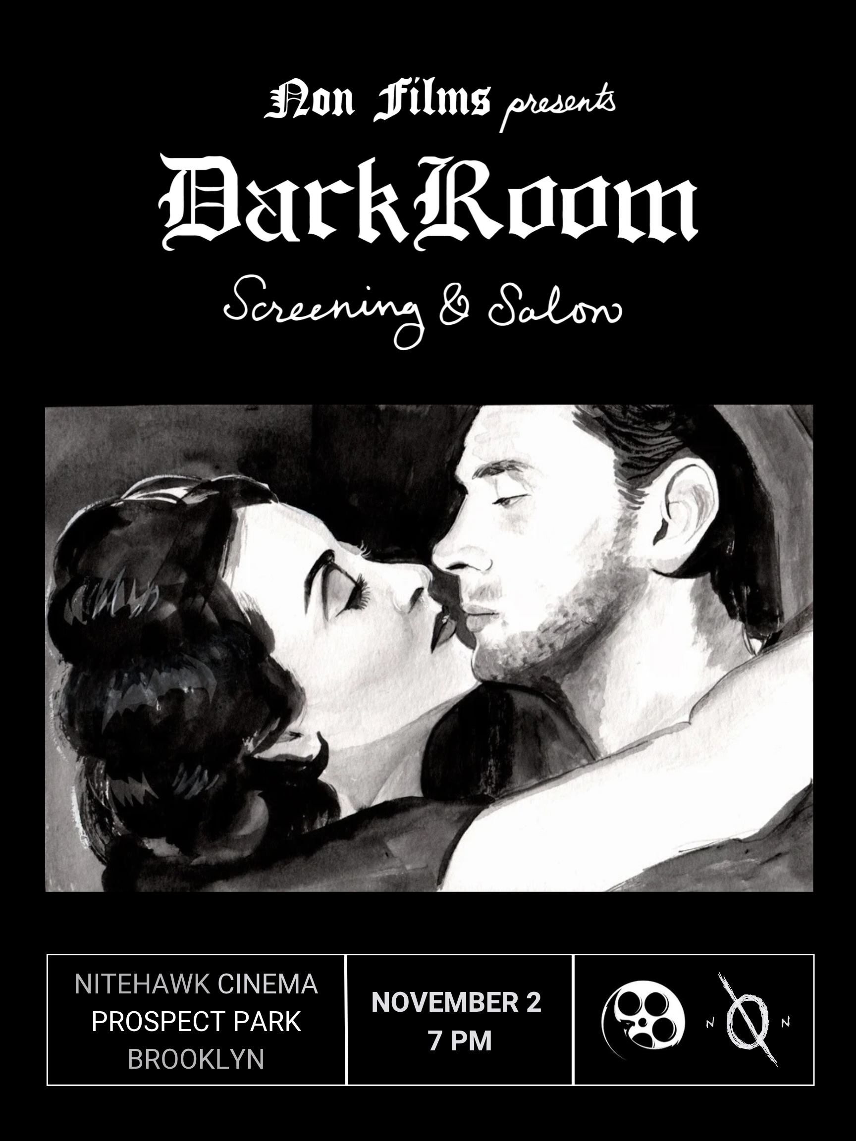 Poster for DarkRoom Screening & Salon