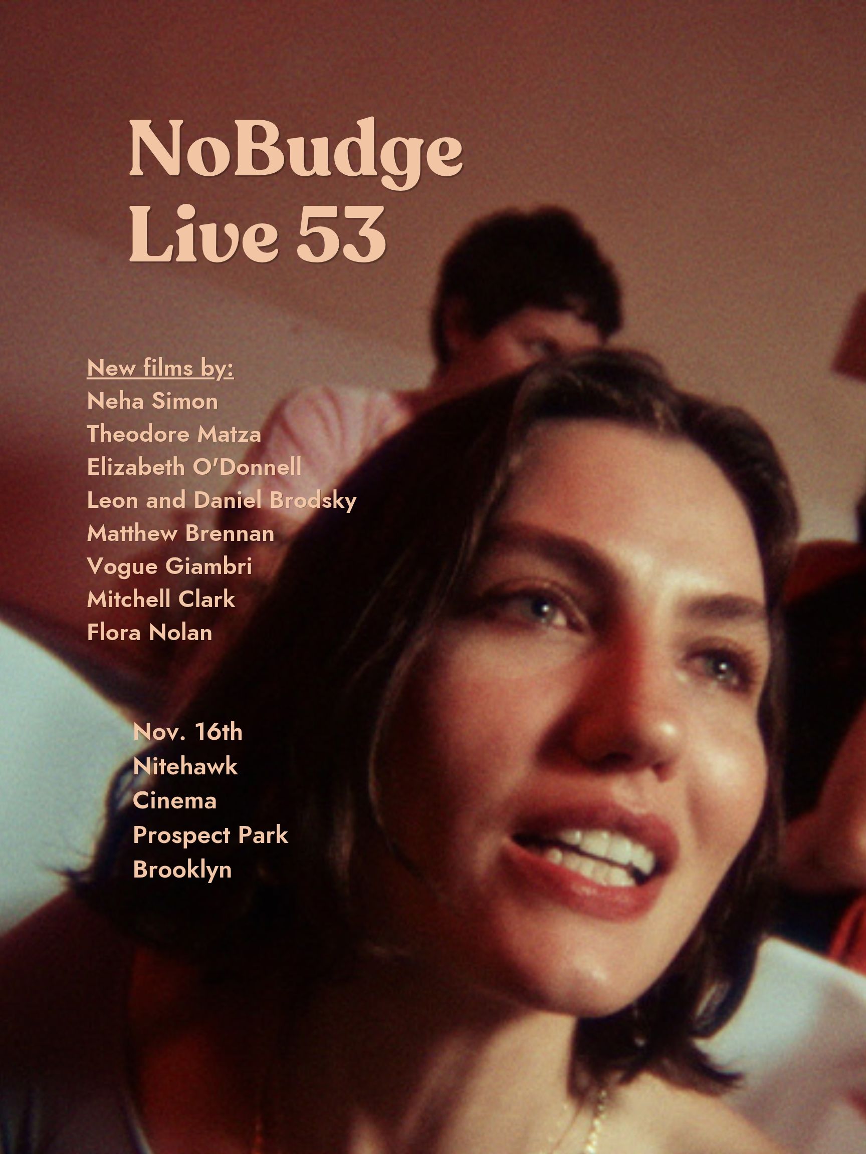 Poster for NoBudge Live 53