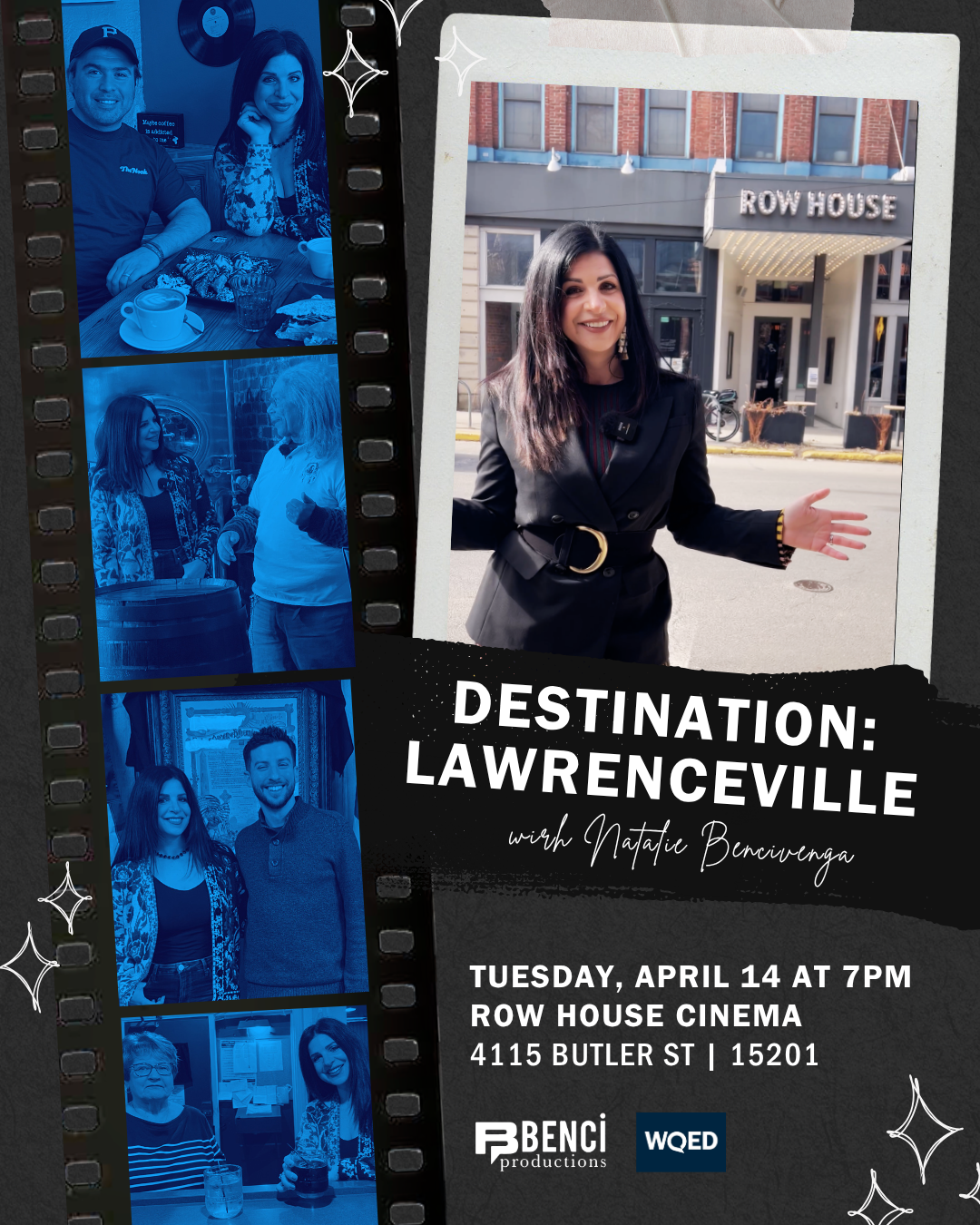 Poster for Destination: Lawrenceville with Natalie Bencivenga