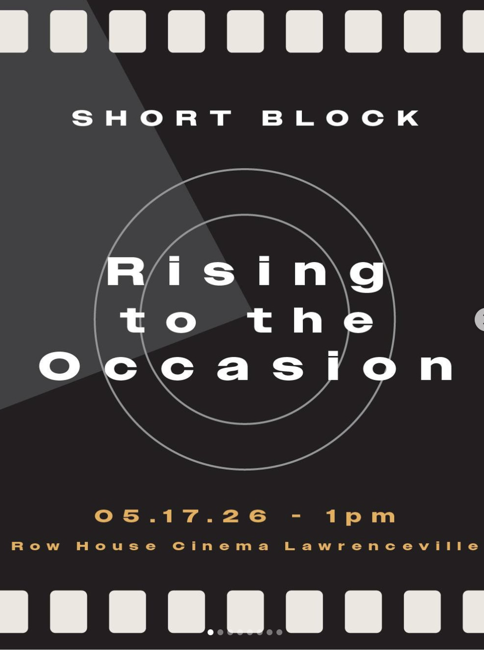 Poster for Rising to the Occasion – Short Block