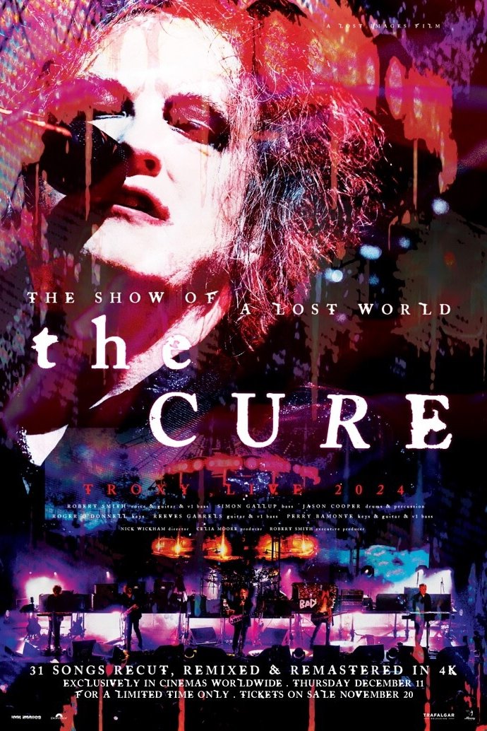 Poster for The Cure: The Show Of A Lost World