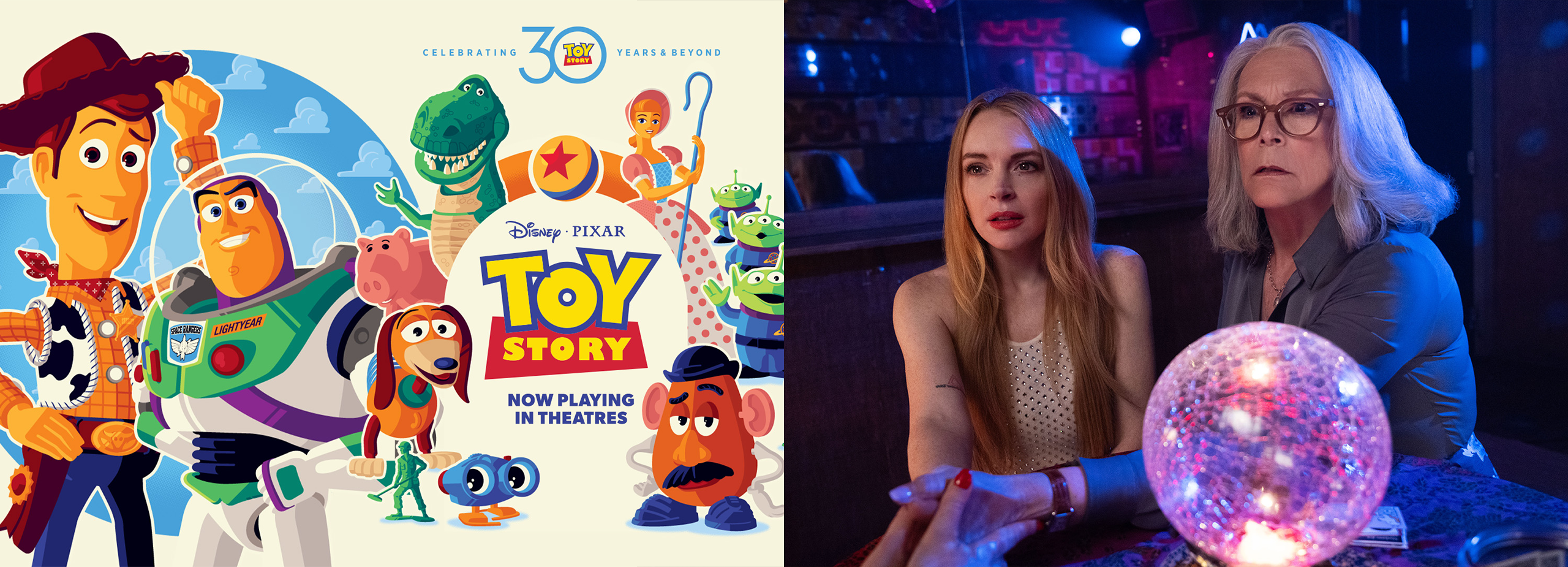 Toy Story followed by Freakier Friday