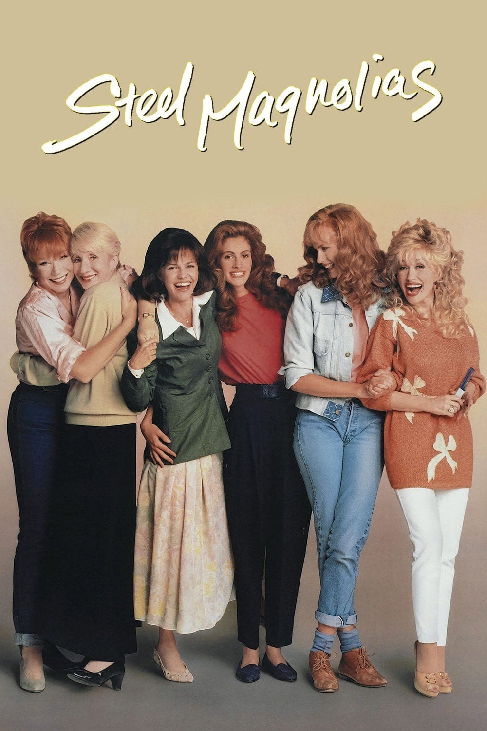 Poster for Steel Magnolias followed by The Best Little Whorehouse in Texas