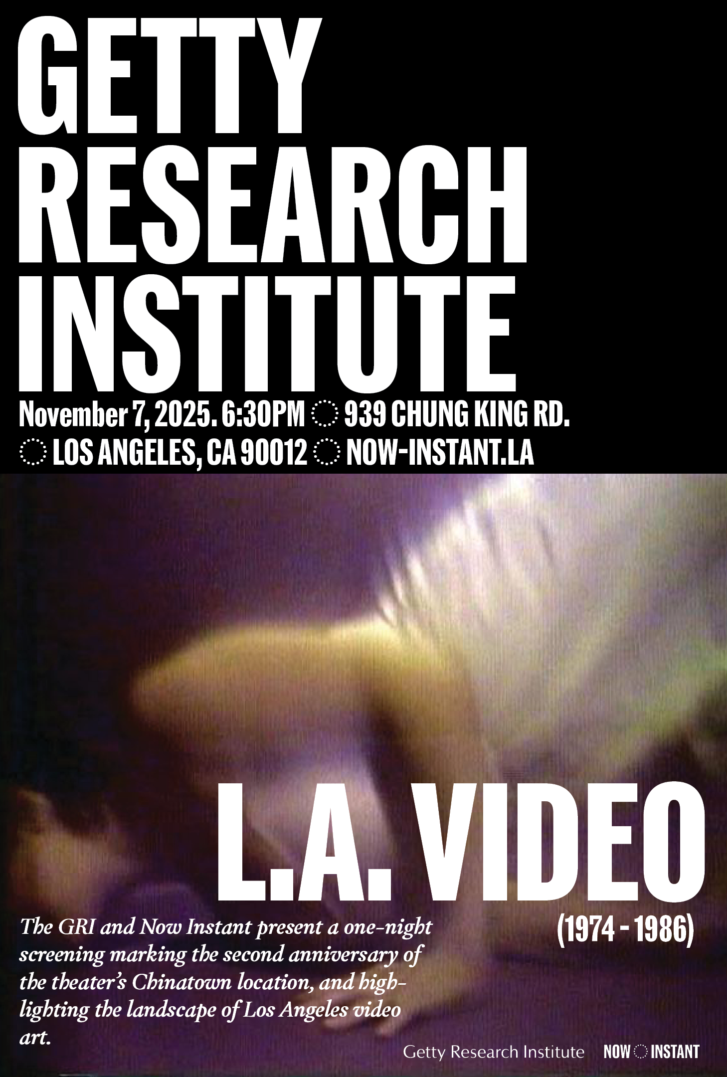 Poster for L.A. Video (1974-1986)