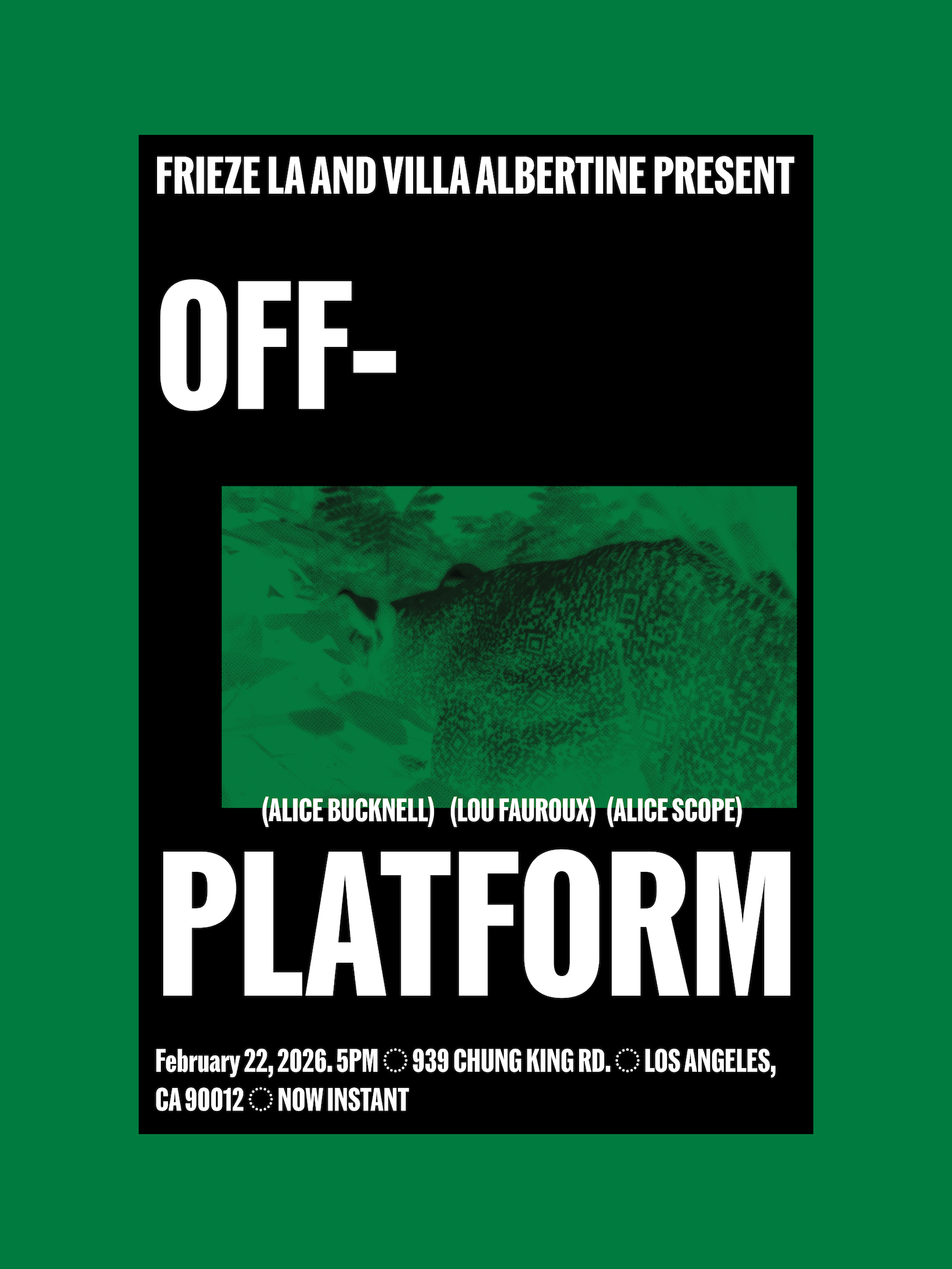 Poster for Off-Platform