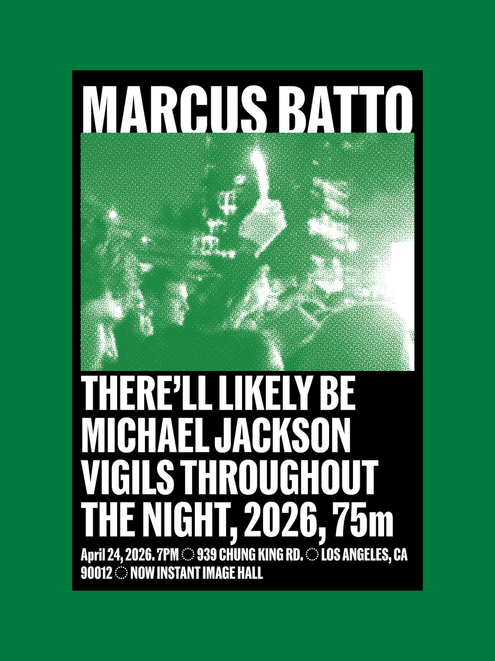 Poster for There’ll Likely be Michael Jackson Vigils Throughout the Night