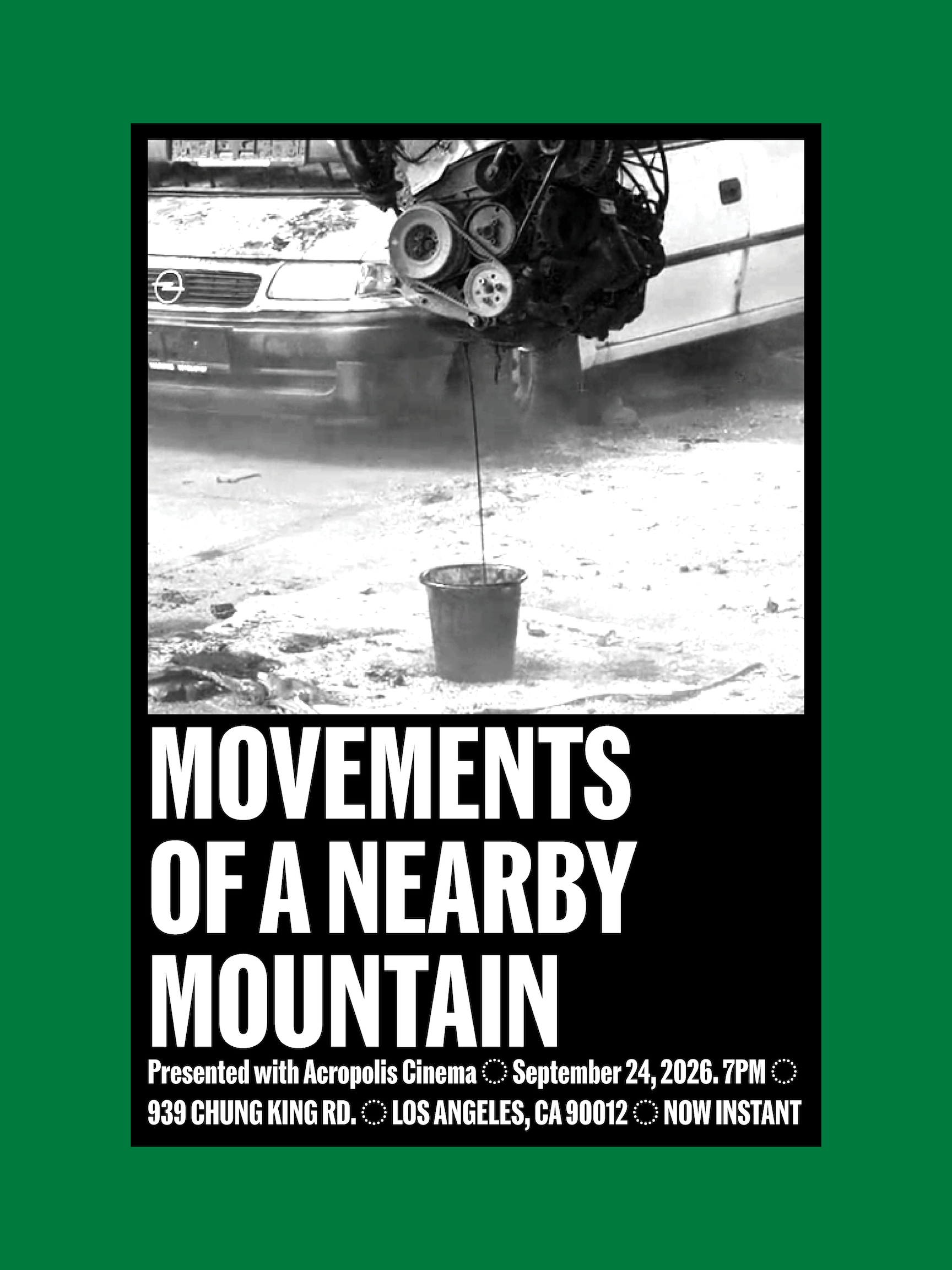 Poster for Movements of a Nearby Mountain